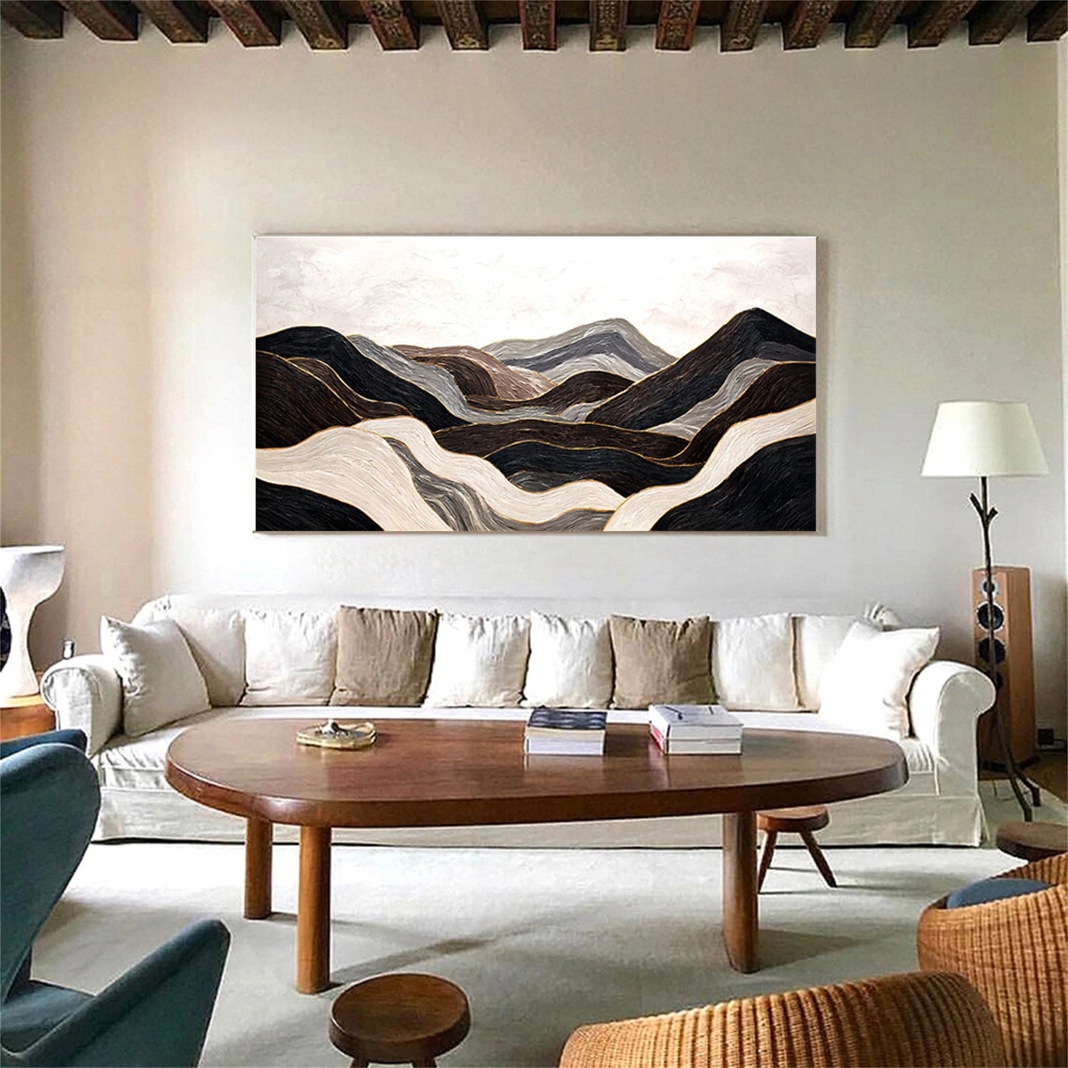 Abstract Mountain Wall Art #MM027