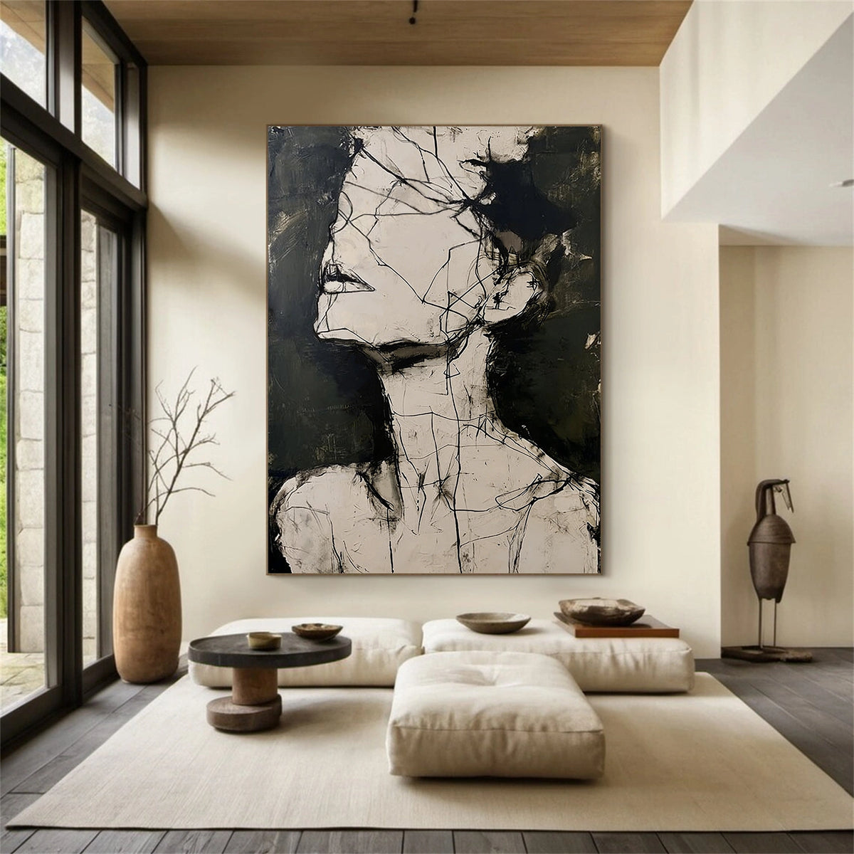 Abstract Portrait Wall Art #LA010
