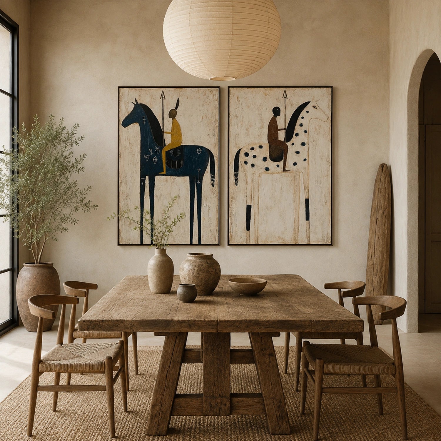 Western Cowboy Wall Art Set of 2 #AC002