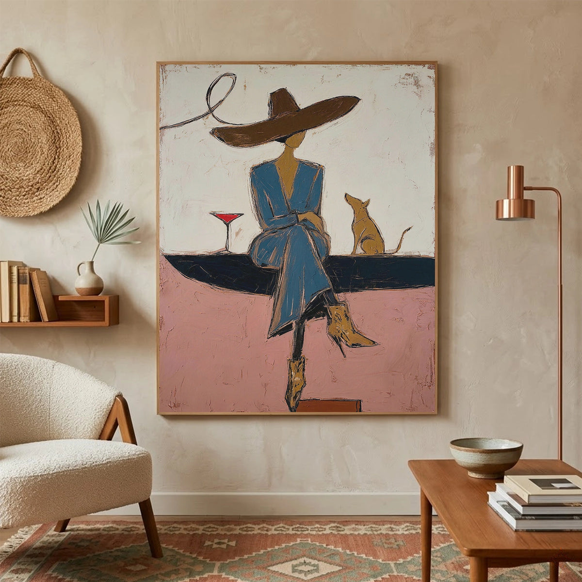 Western Cowboy Wall Art #AC069