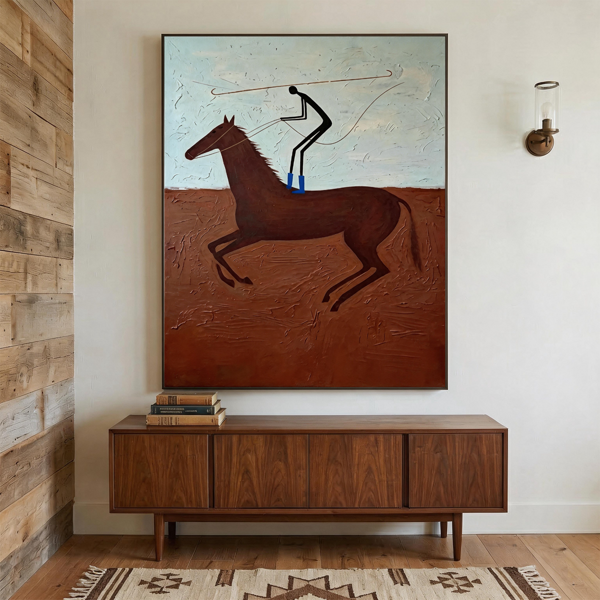Western Cowboy Wall Art  #AC 165