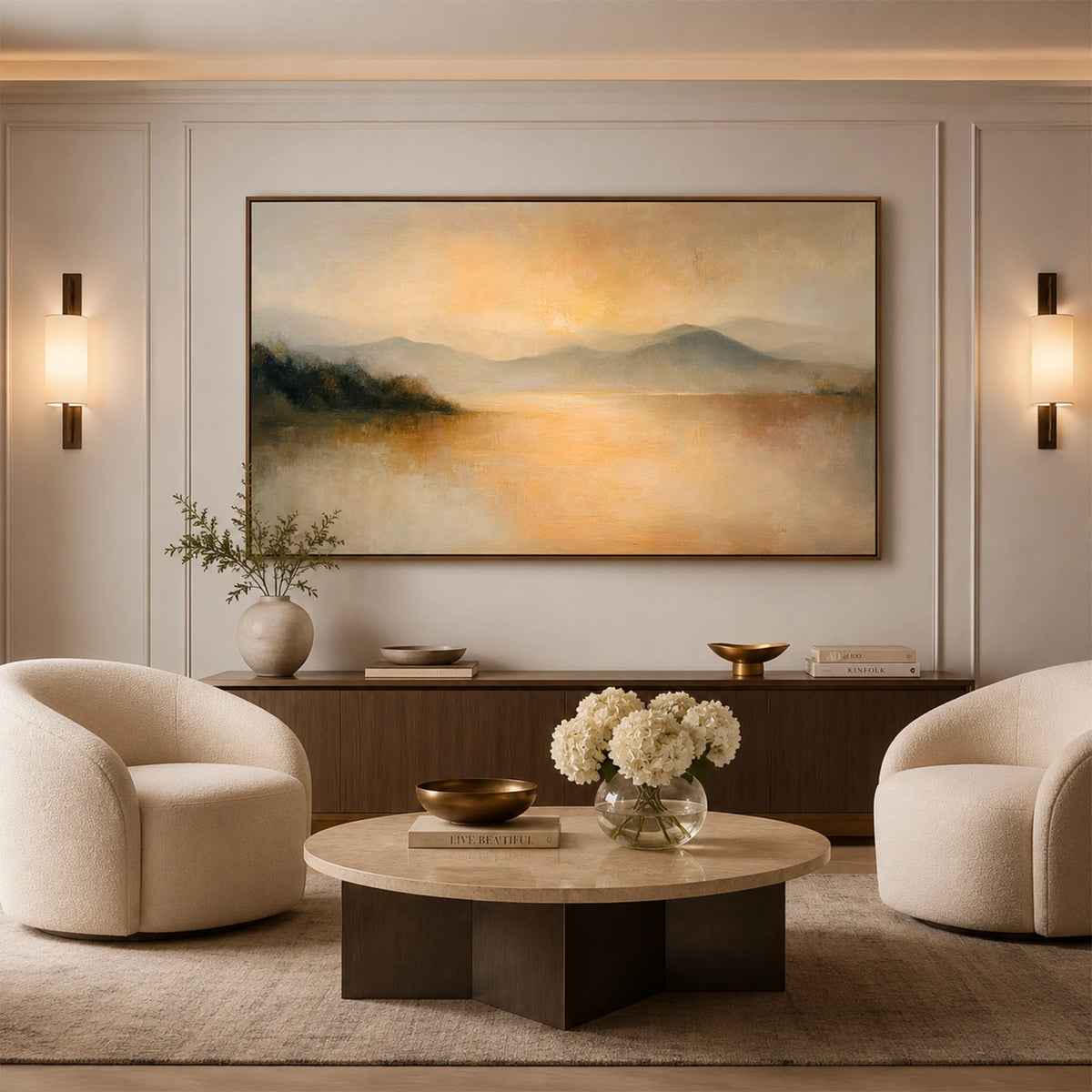 Abstract Mountain Wall Art #MM031