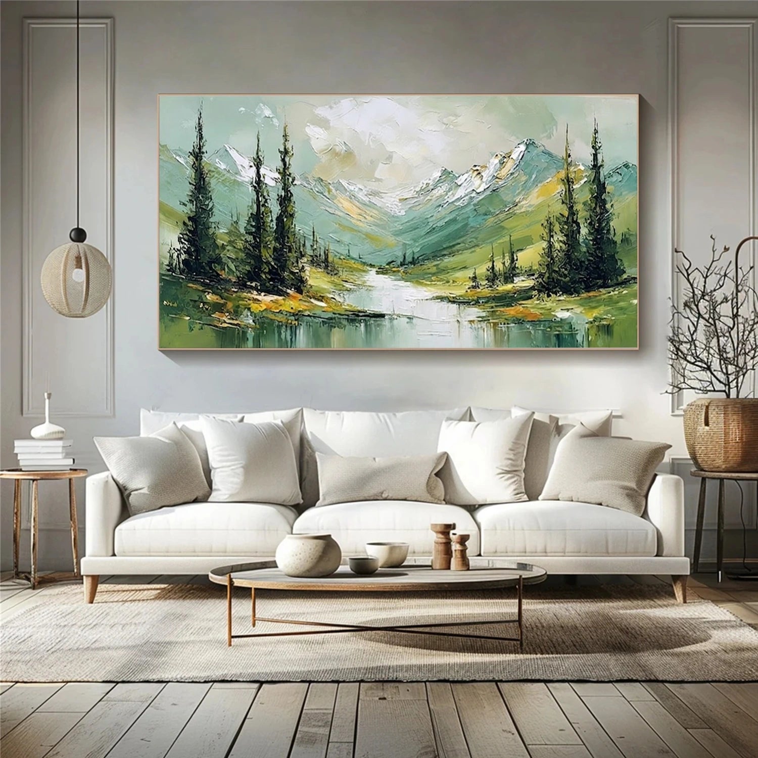 Abstract Mountain Wall Art #MM028