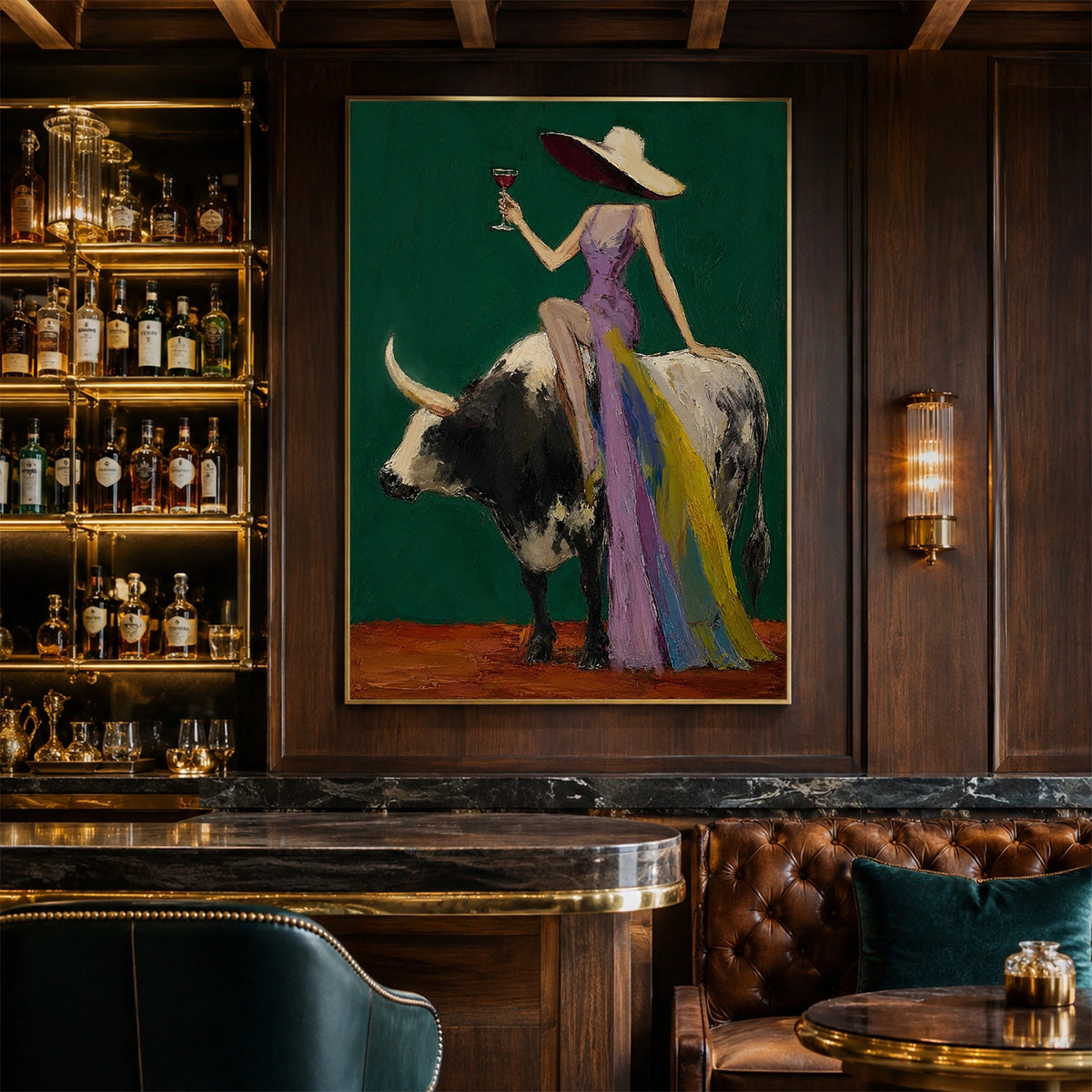 Western Cowboy Wall Art #AC026