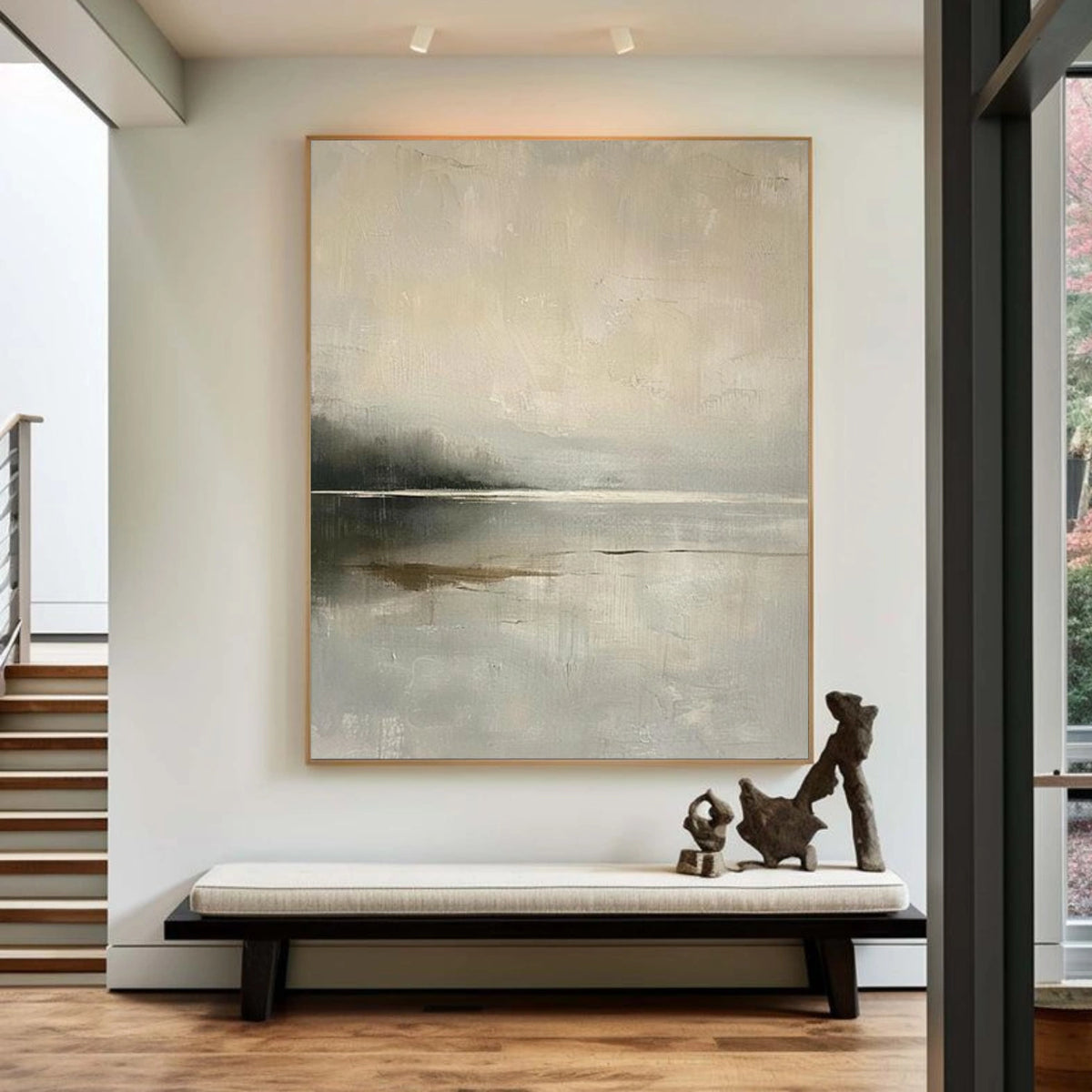 Abstract Ocean And Sky Wall Art #OS026