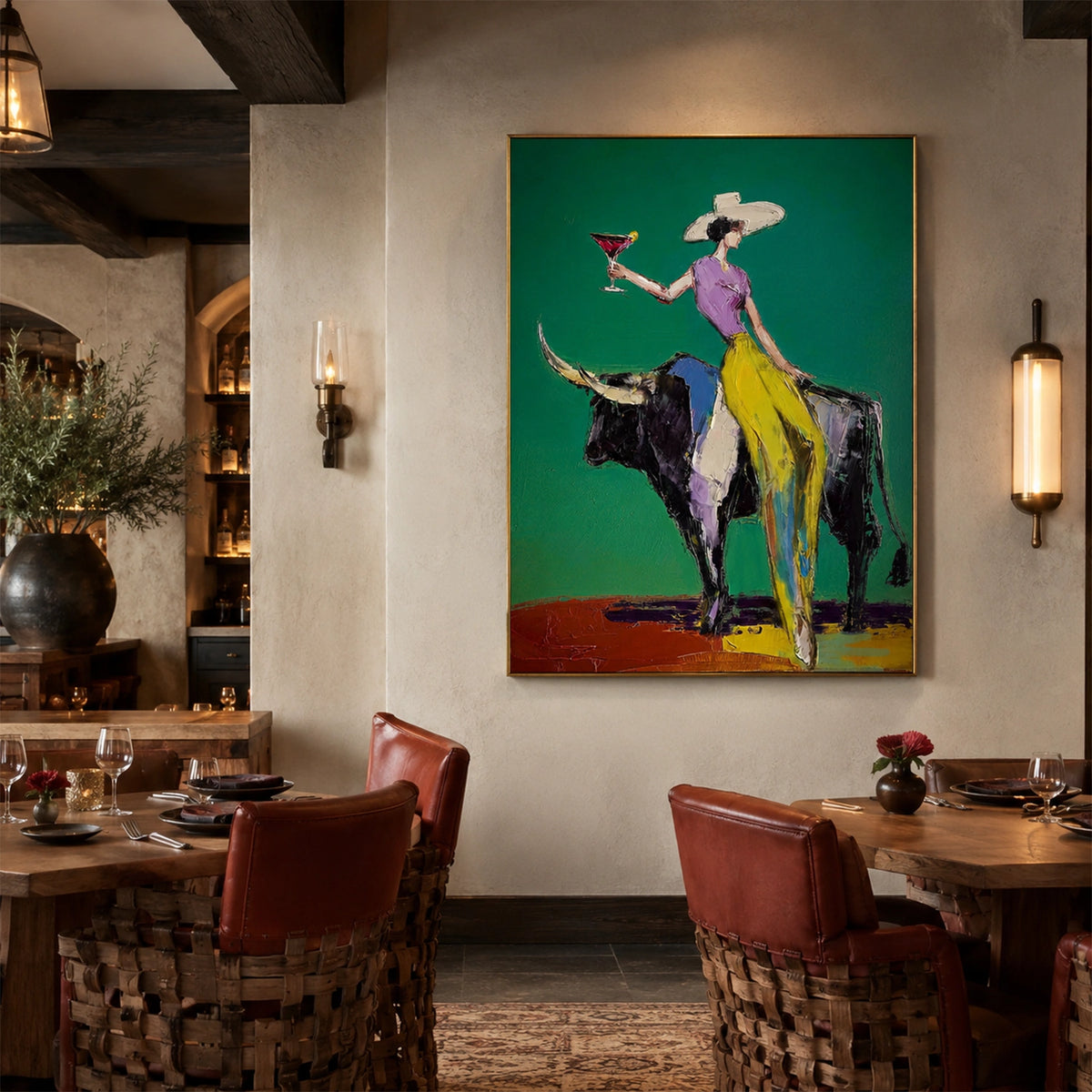 Western Cowboy Wall Art #AC024
