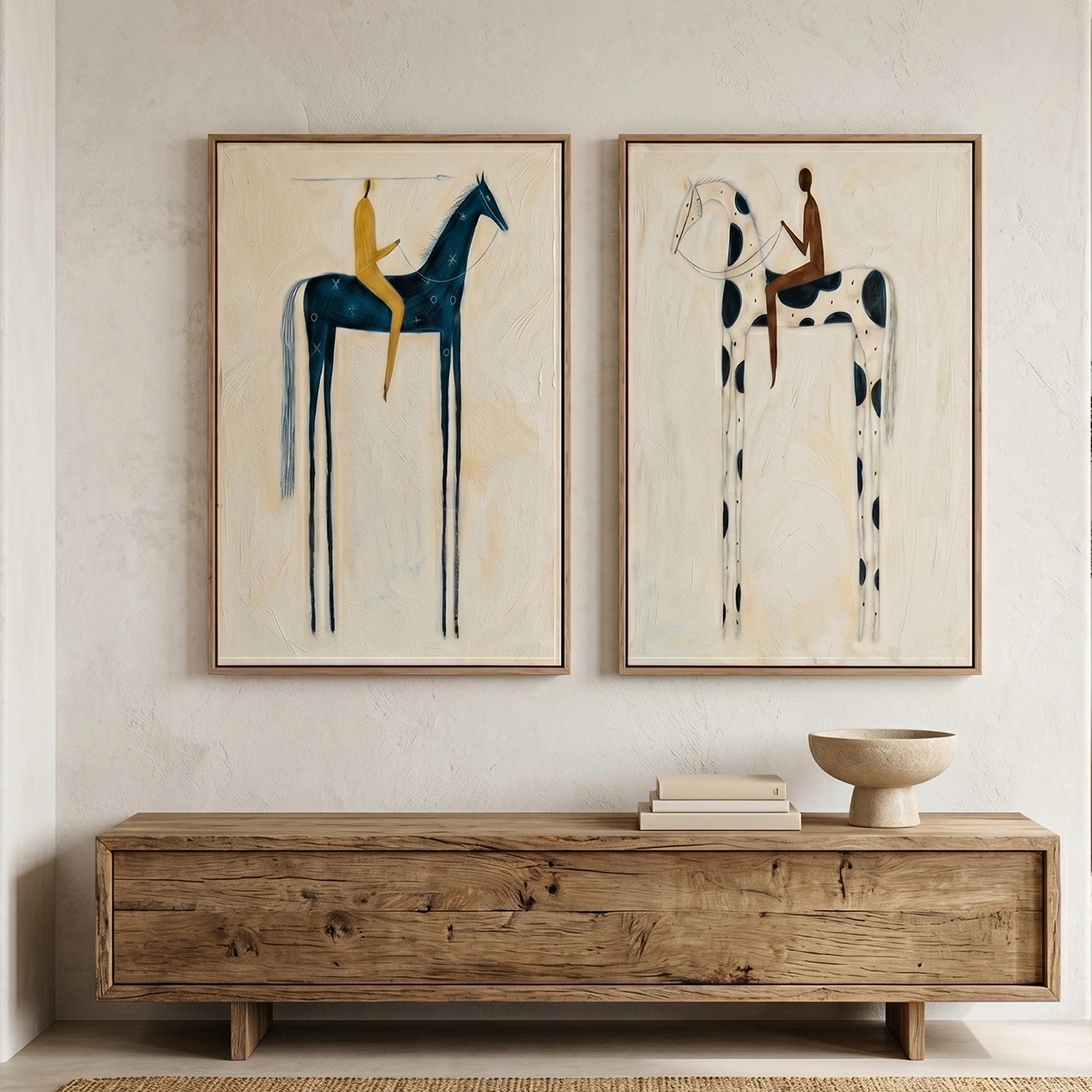 Western Cowboy Wall Art Set of 2 #AC102