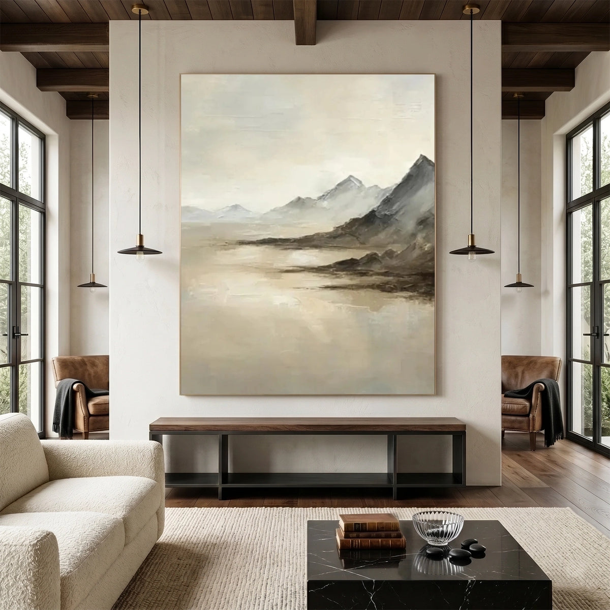 Abstract Mountain Wall Art #MM010