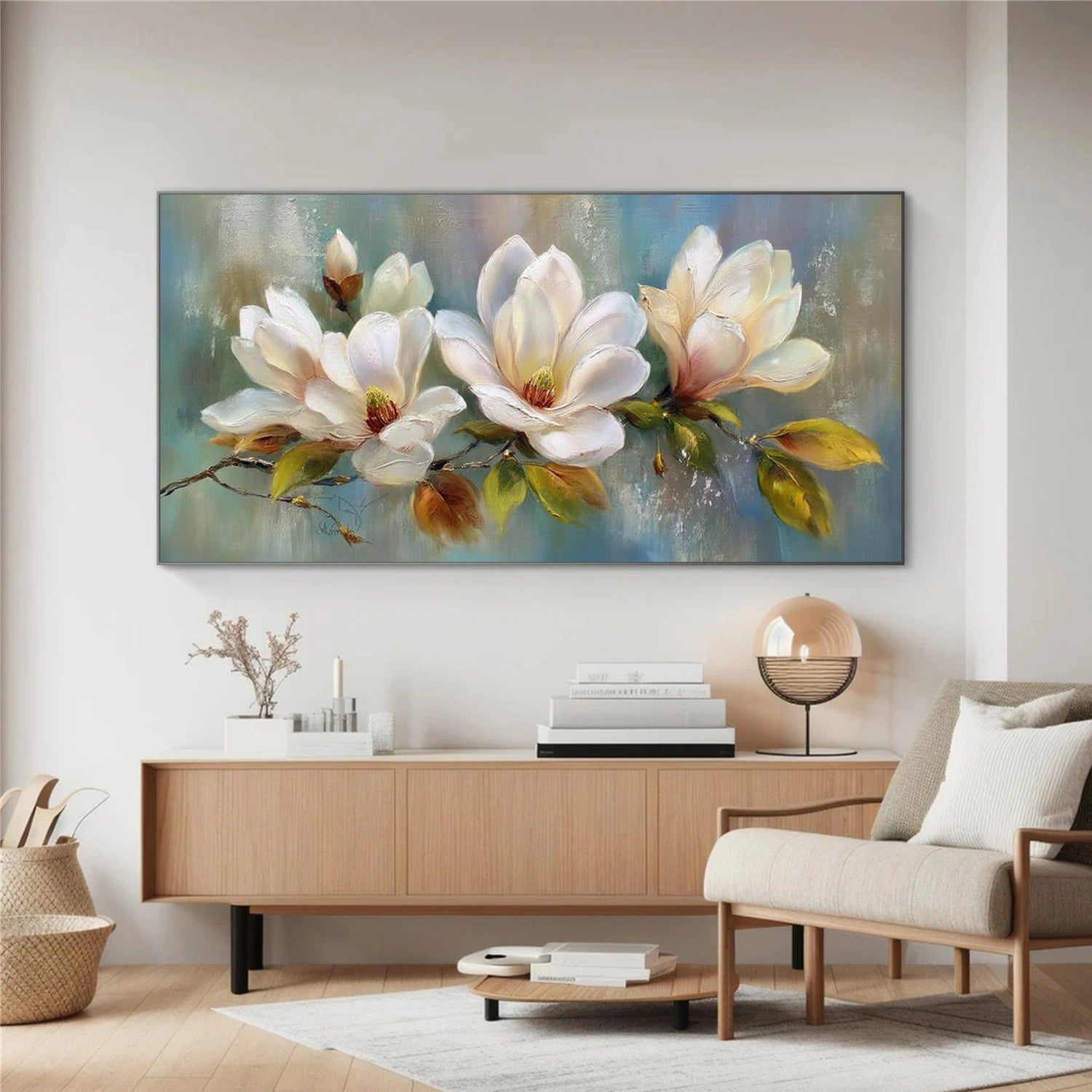 Abstract Flower And Tree Wall Art #FT037