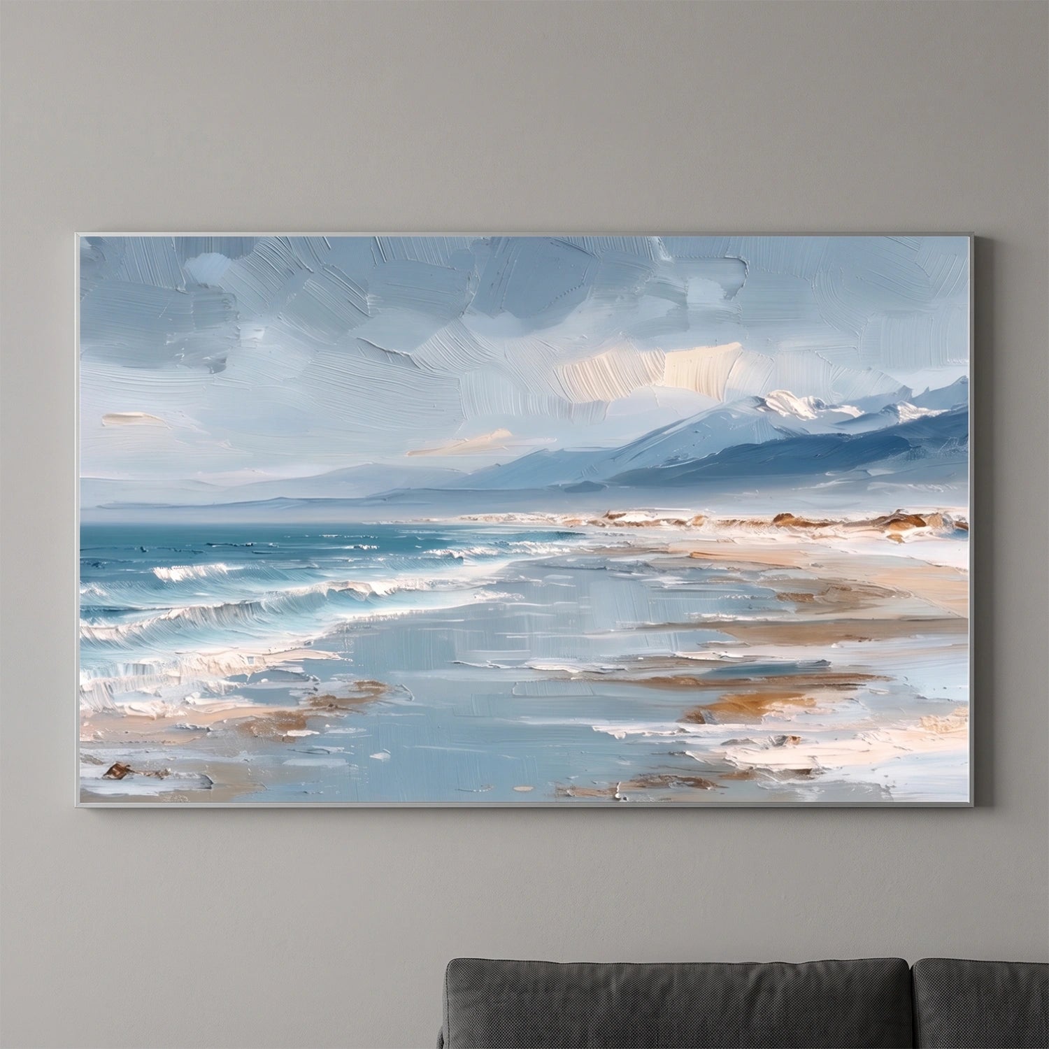 Abstract Ocean And Sky Wall Art #OS110