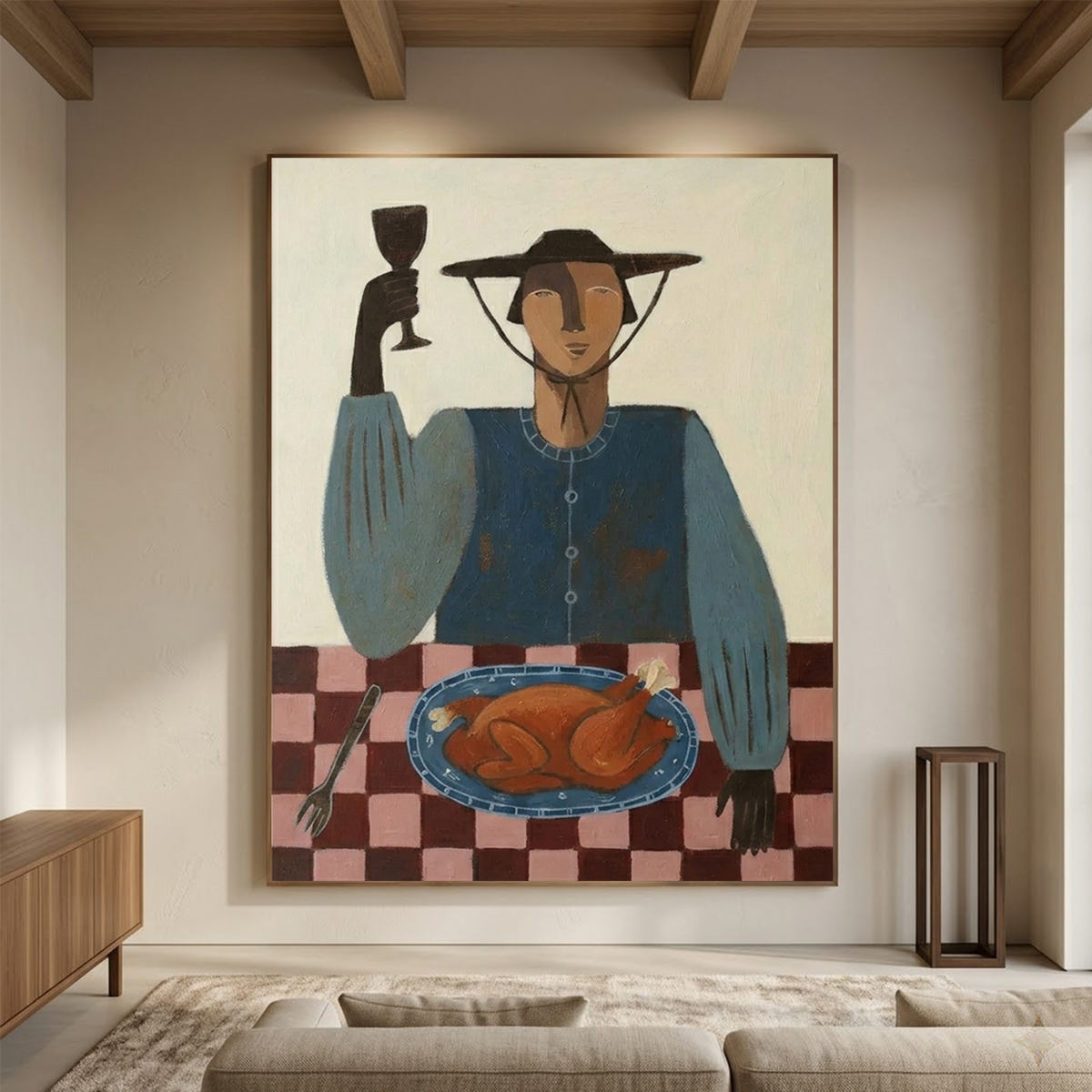Western Cowboy Wall Art # AC117