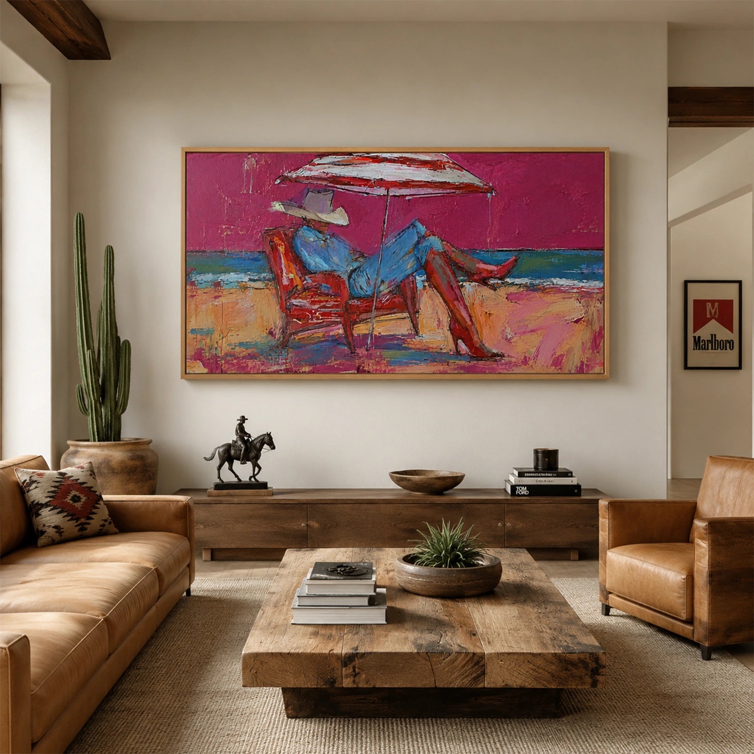 Western Cowboy Wall Art #AC042