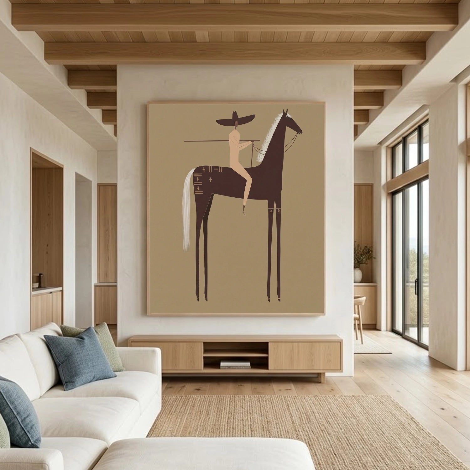 Western Cowboy Wall Art #AC093