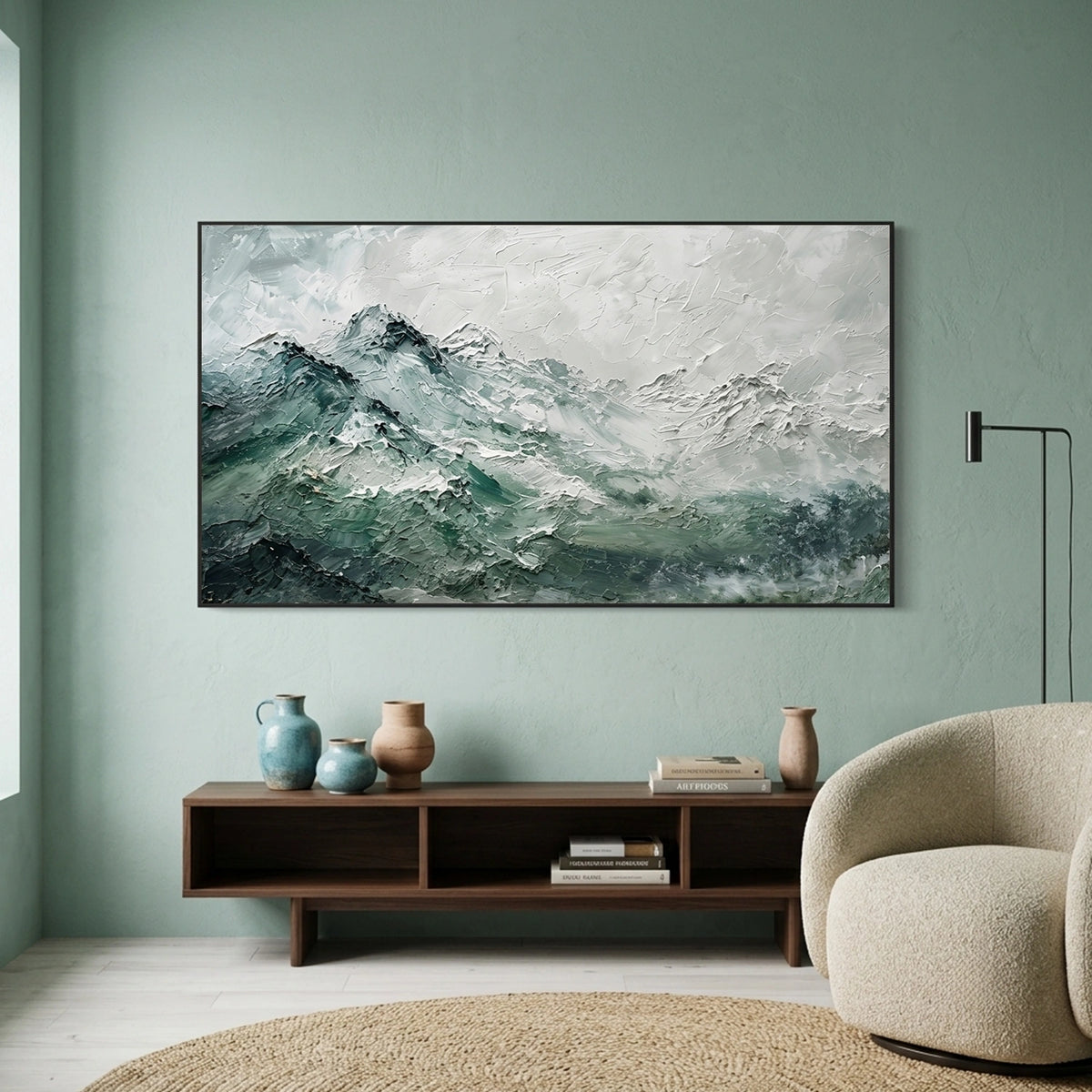Abstract Mountain Wall Art #MM029