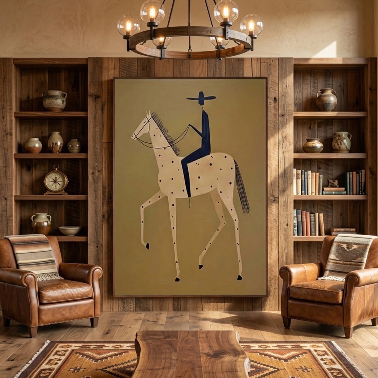 Western Cowboy Wall Art #AC096