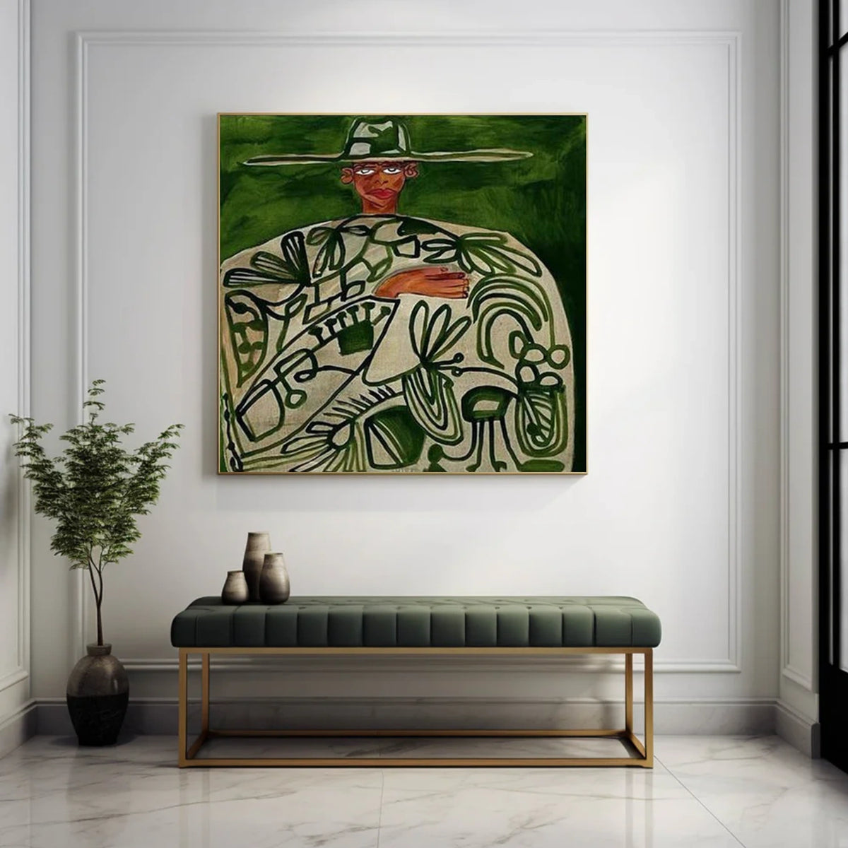 Abstract Portrait Wall Art #LA002