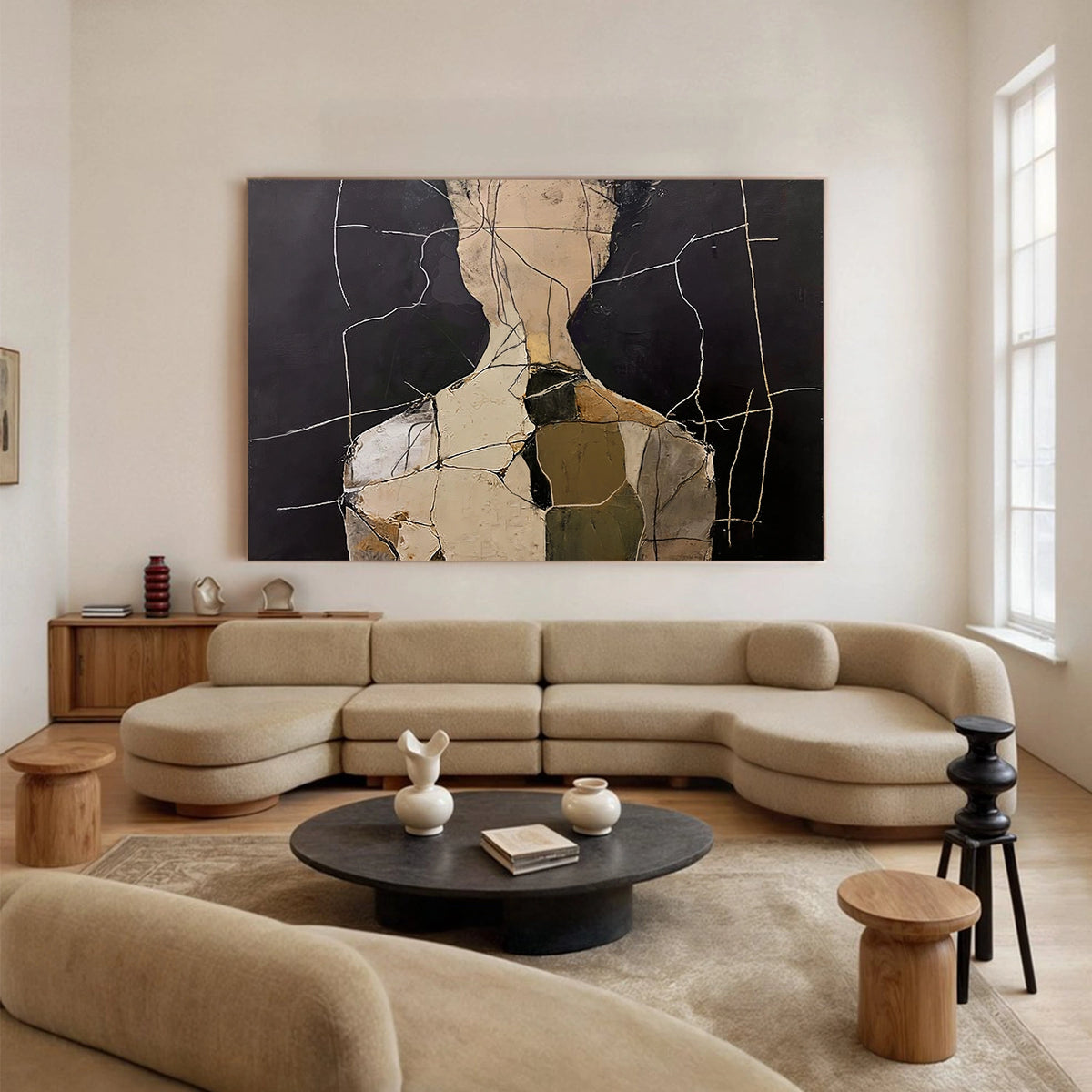 Abstract Portrait Wall Art #LA015