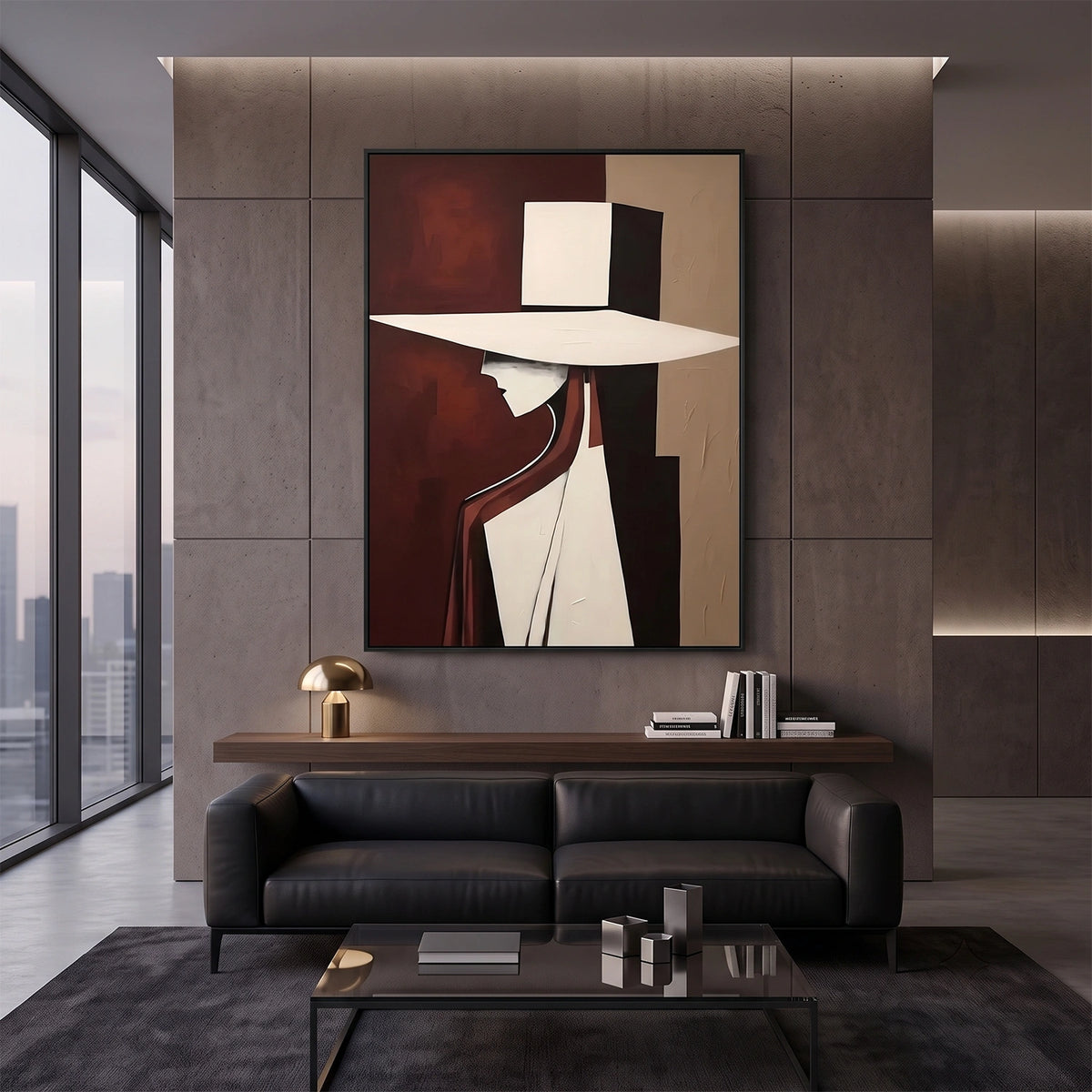 Abstract Portrait Wall Art #LA037