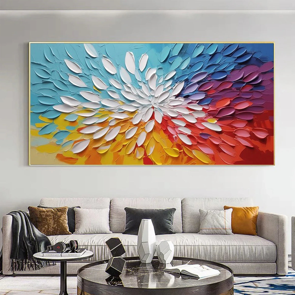 Abstract Textured Wall Art #AW032