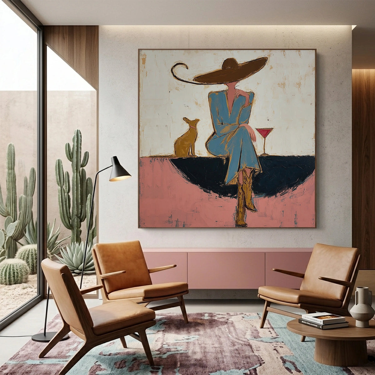 Western Cowboy Wall Art #AC070
