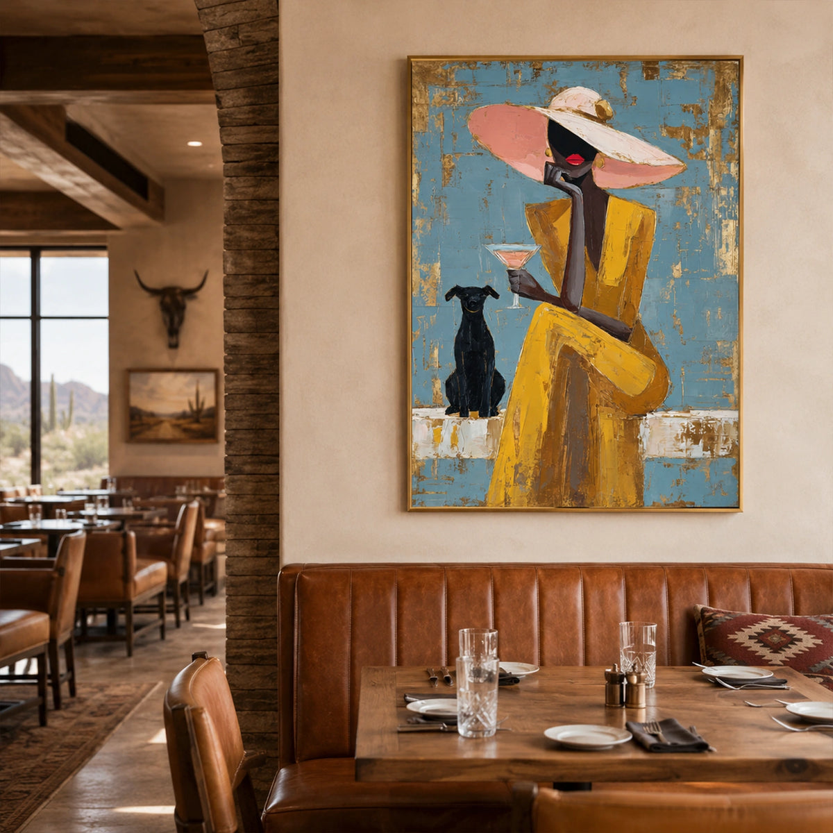 Western Cowboy Wall Art #AC037