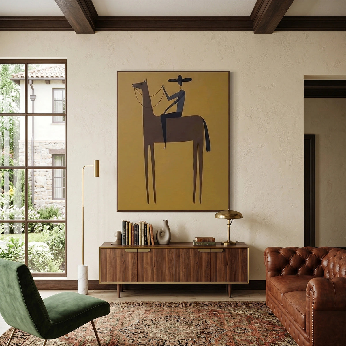 Western Cowboy Wall Art #AC097