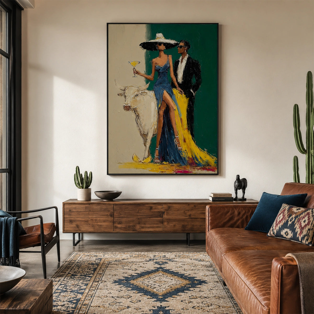 Western Cowboy Wall Art #AC041