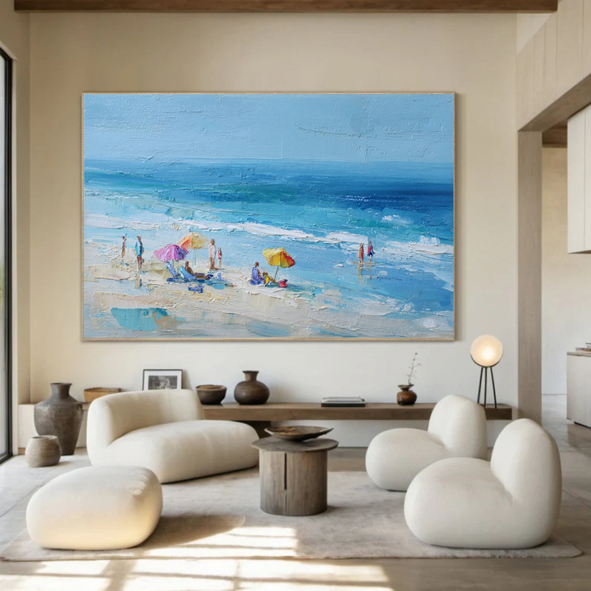Abstract Ocean And Sky Wall Art #OS103