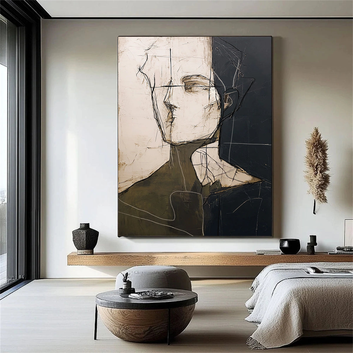 Abstract Portrait Wall Art #LA011