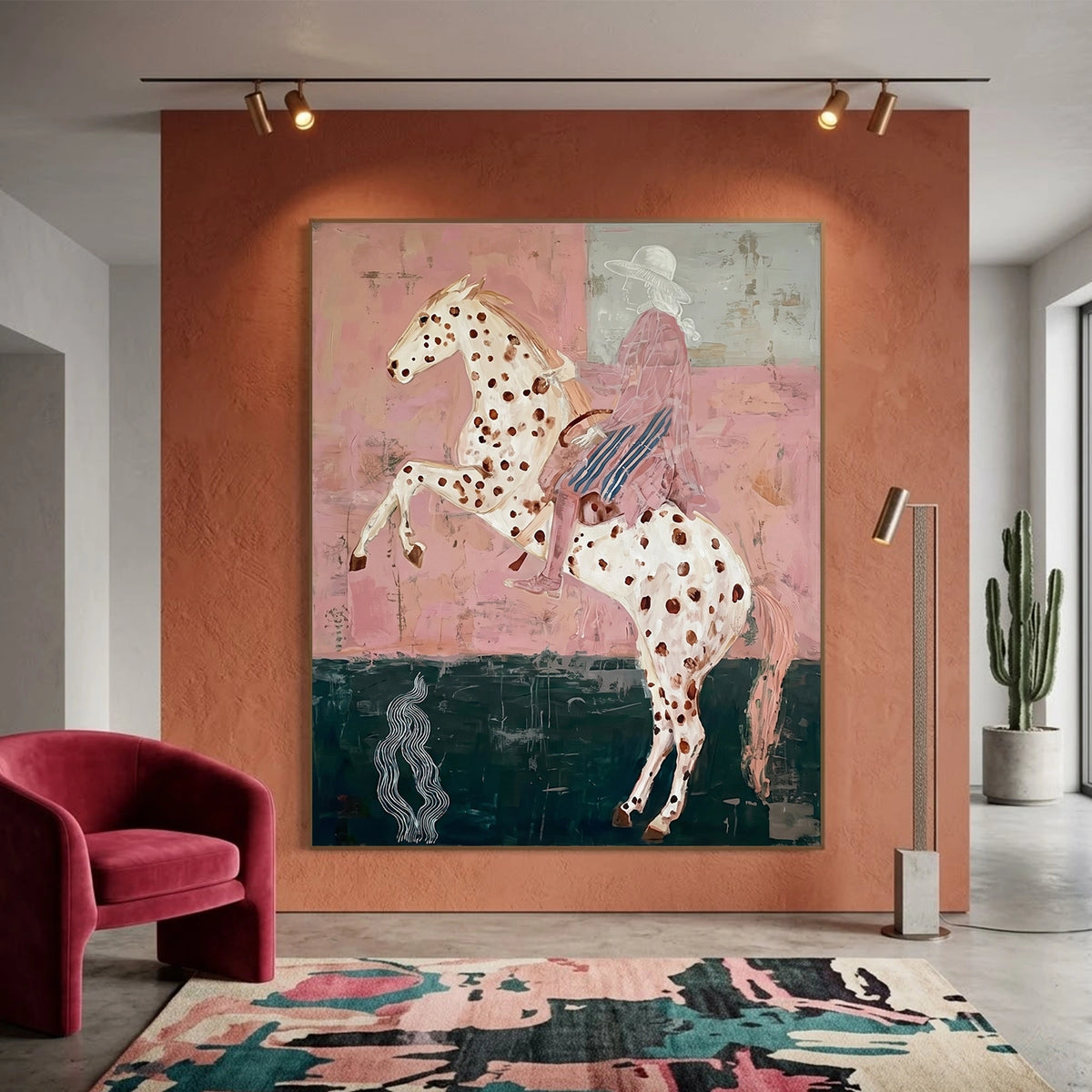 Western Cowboy Wall Art # AC114