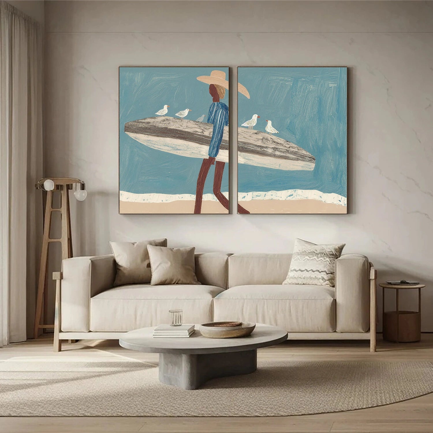 Surfing Sports Wall Art Set of 2 #SC053