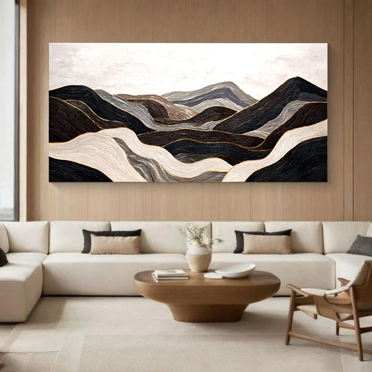 Abstract Mountain Wall Art #MM027