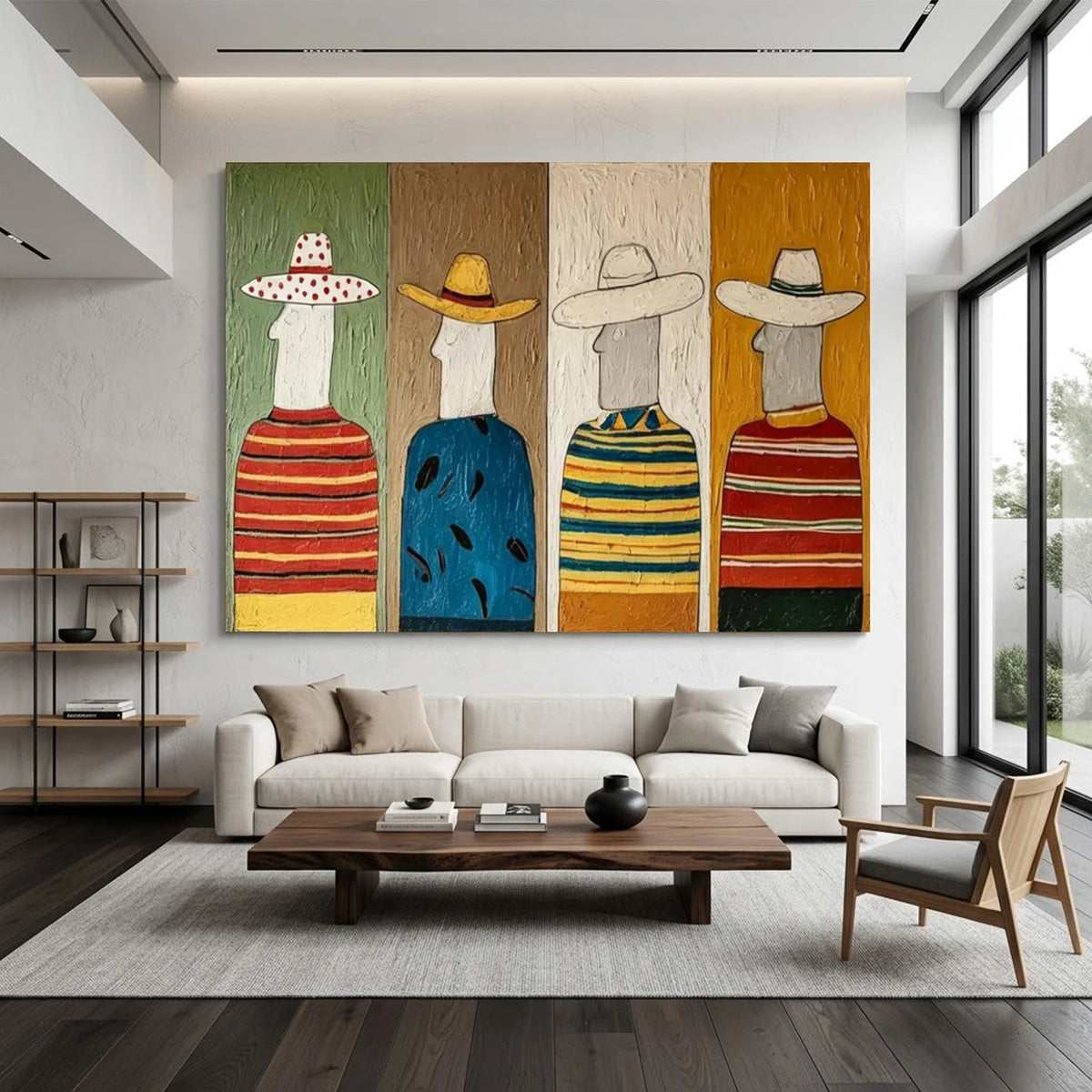 Abstract Portrait Wall Art #LA041