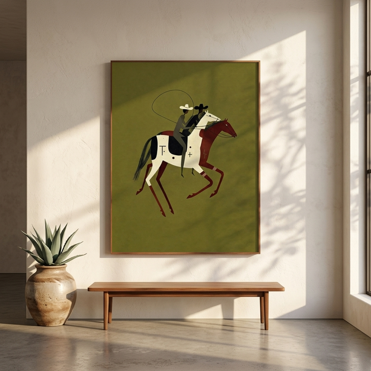 Western Cowboy Wall Art  #AC 160