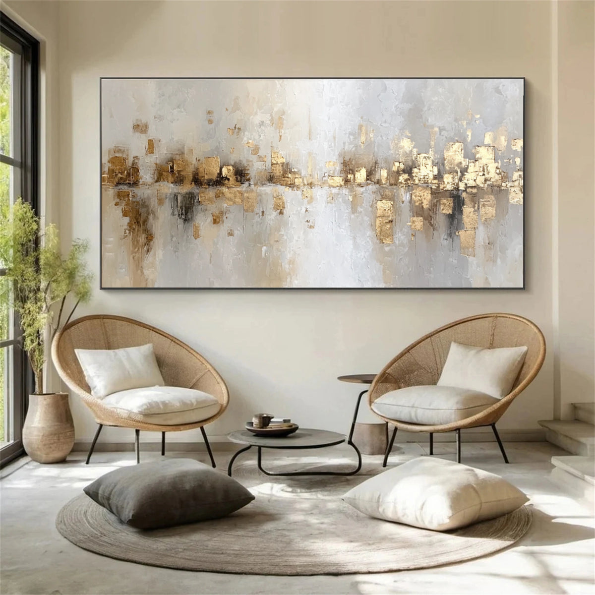 Abstract Textured Wall Art #AW015