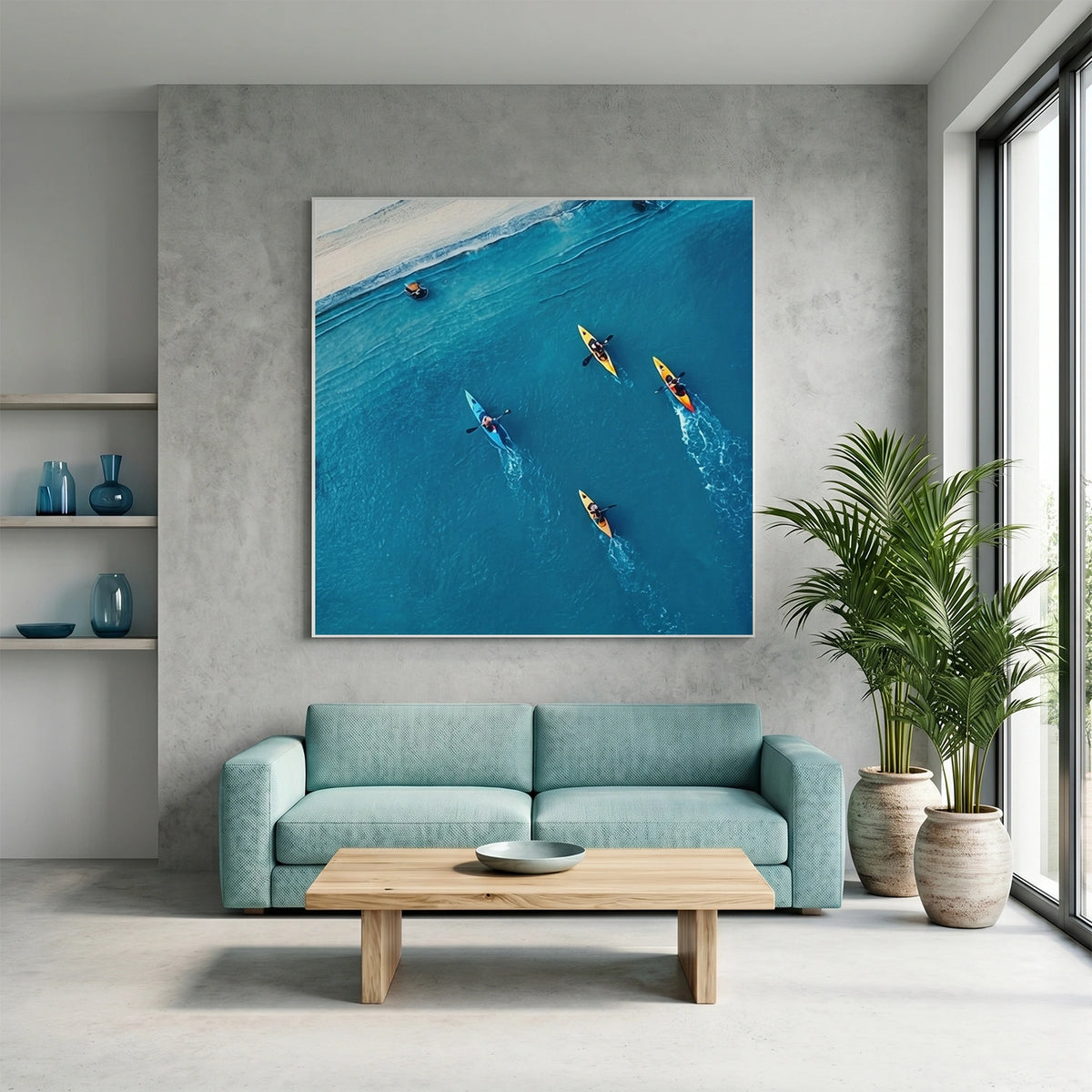 Surfing Sports Textured Wall Art #SC021