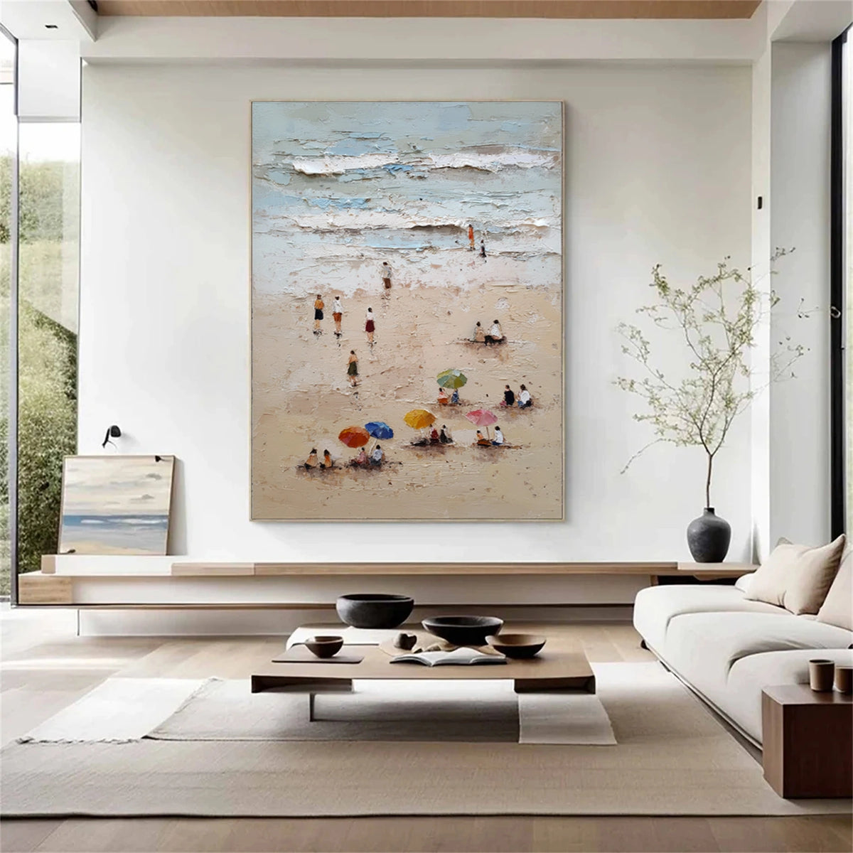 Abstract Ocean And Sky Wall Art #OS043
