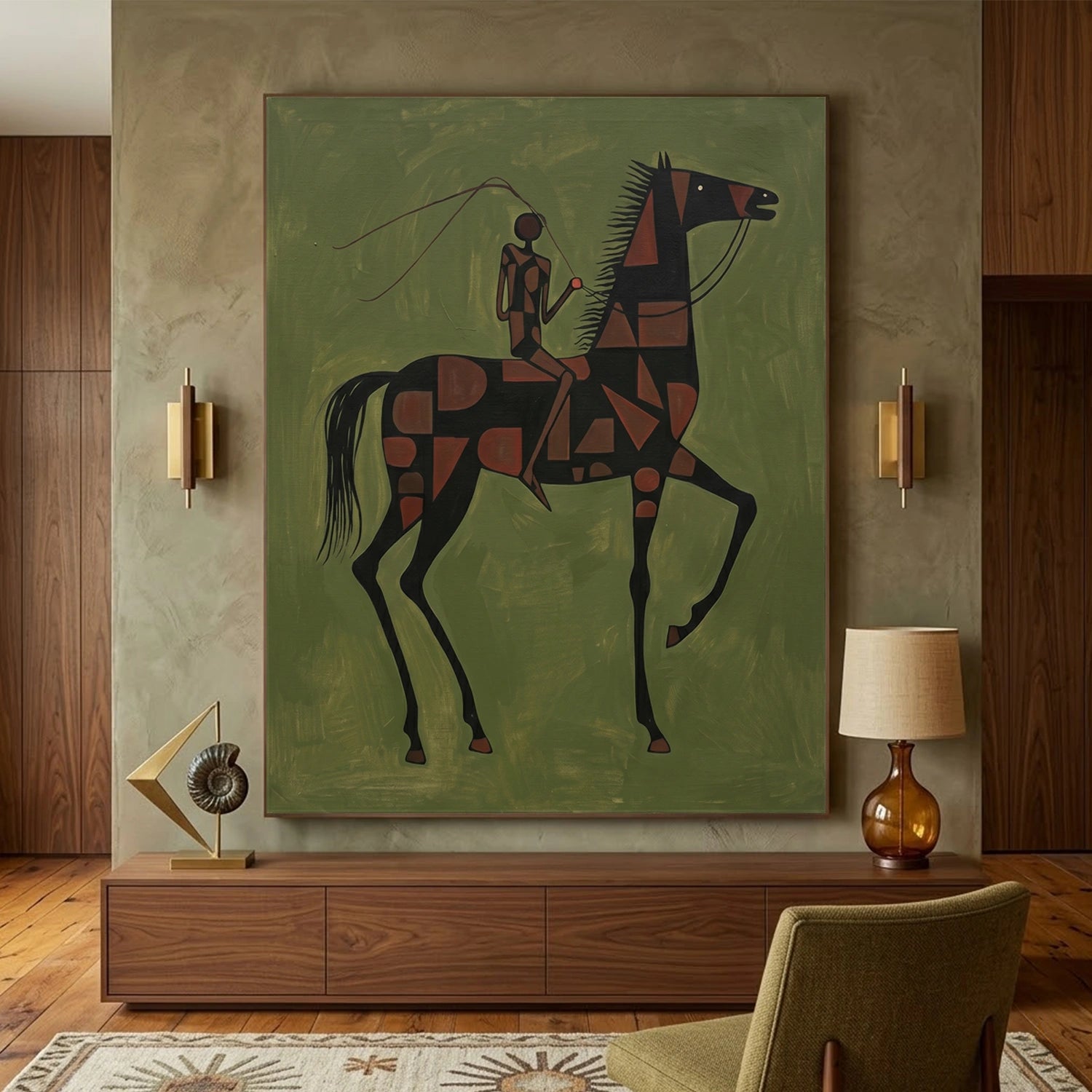 Western Cowboy Wall Art #AC091