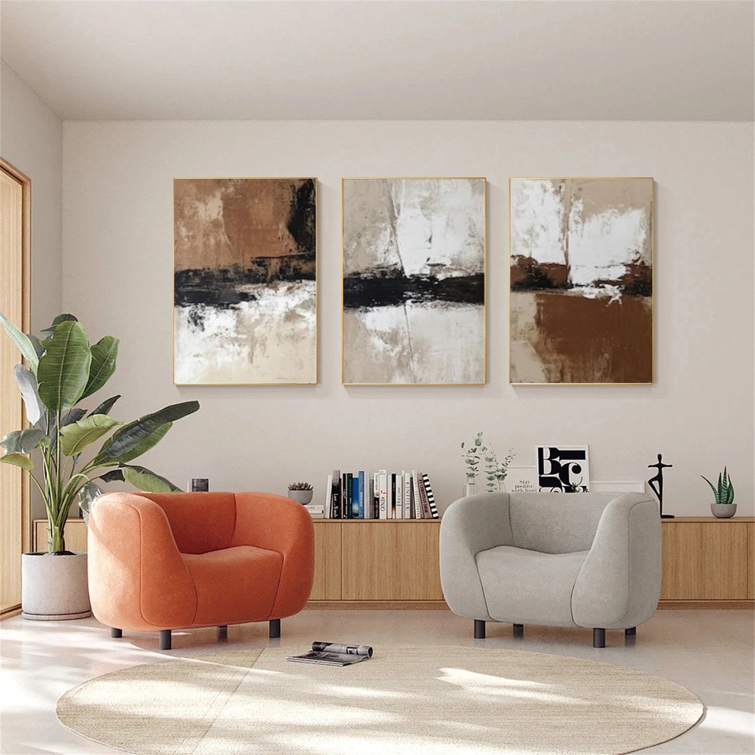 Wabi Sabi Wall Art Set of 3 #WS018