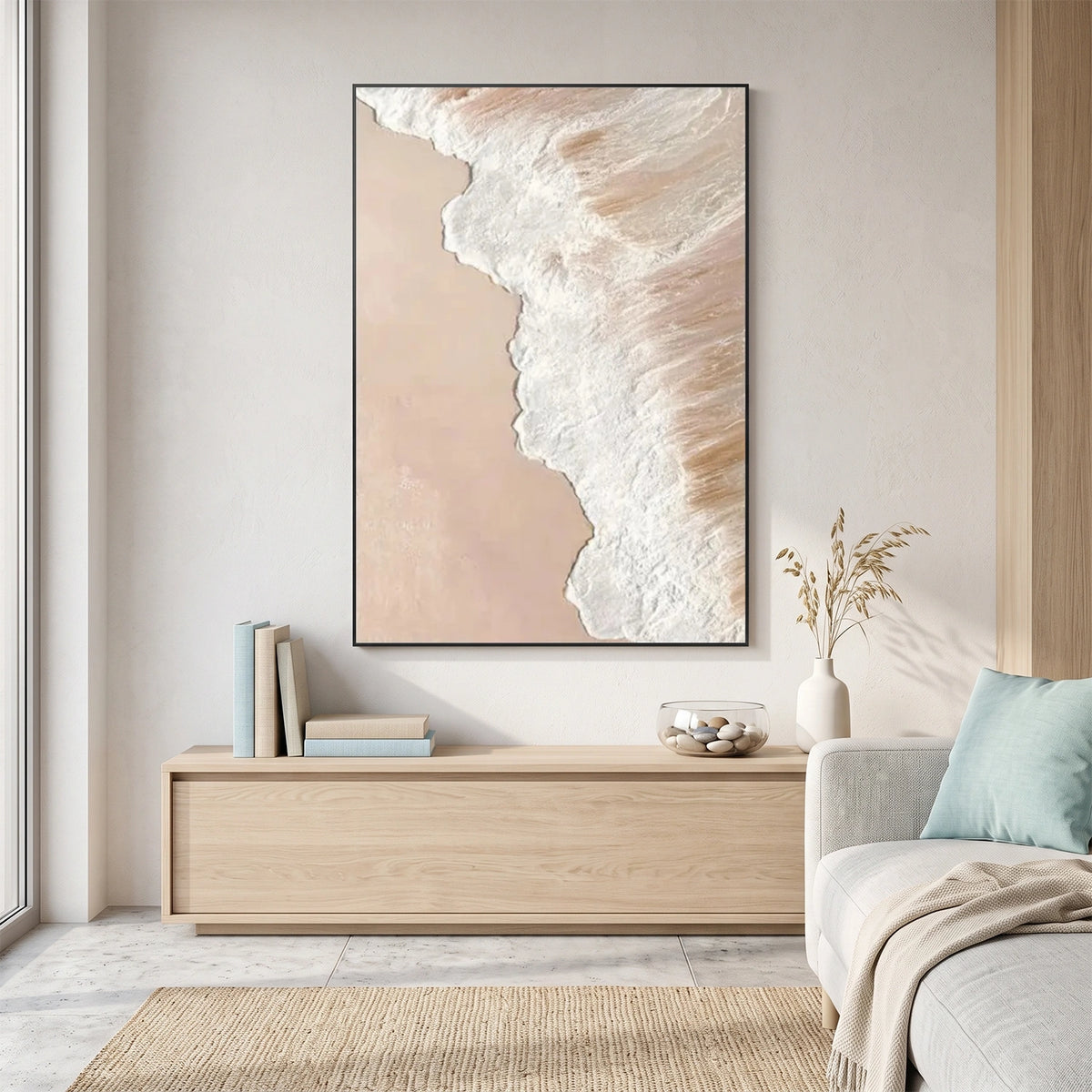 Abstract Ocean And Sky Wall Art #OS118