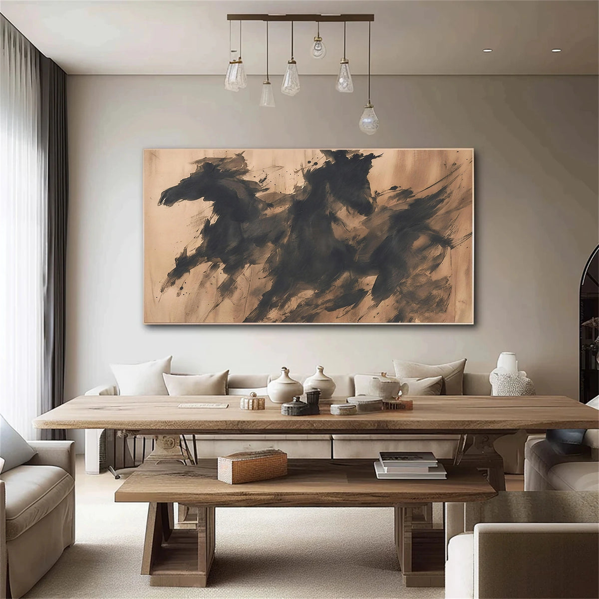 Abstract Animal Horse Wall Art #AN027