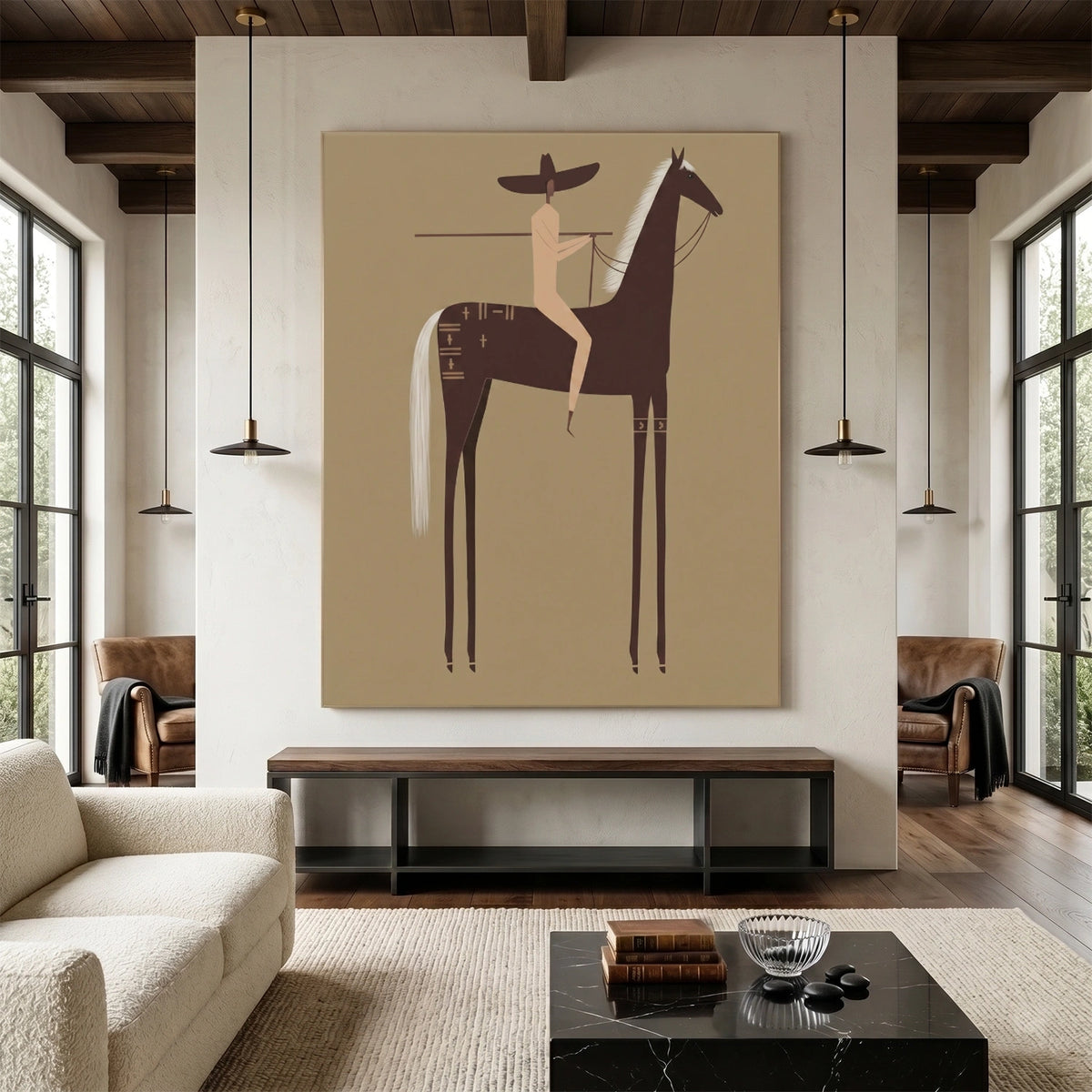 Western Cowboy Wall Art #AC093