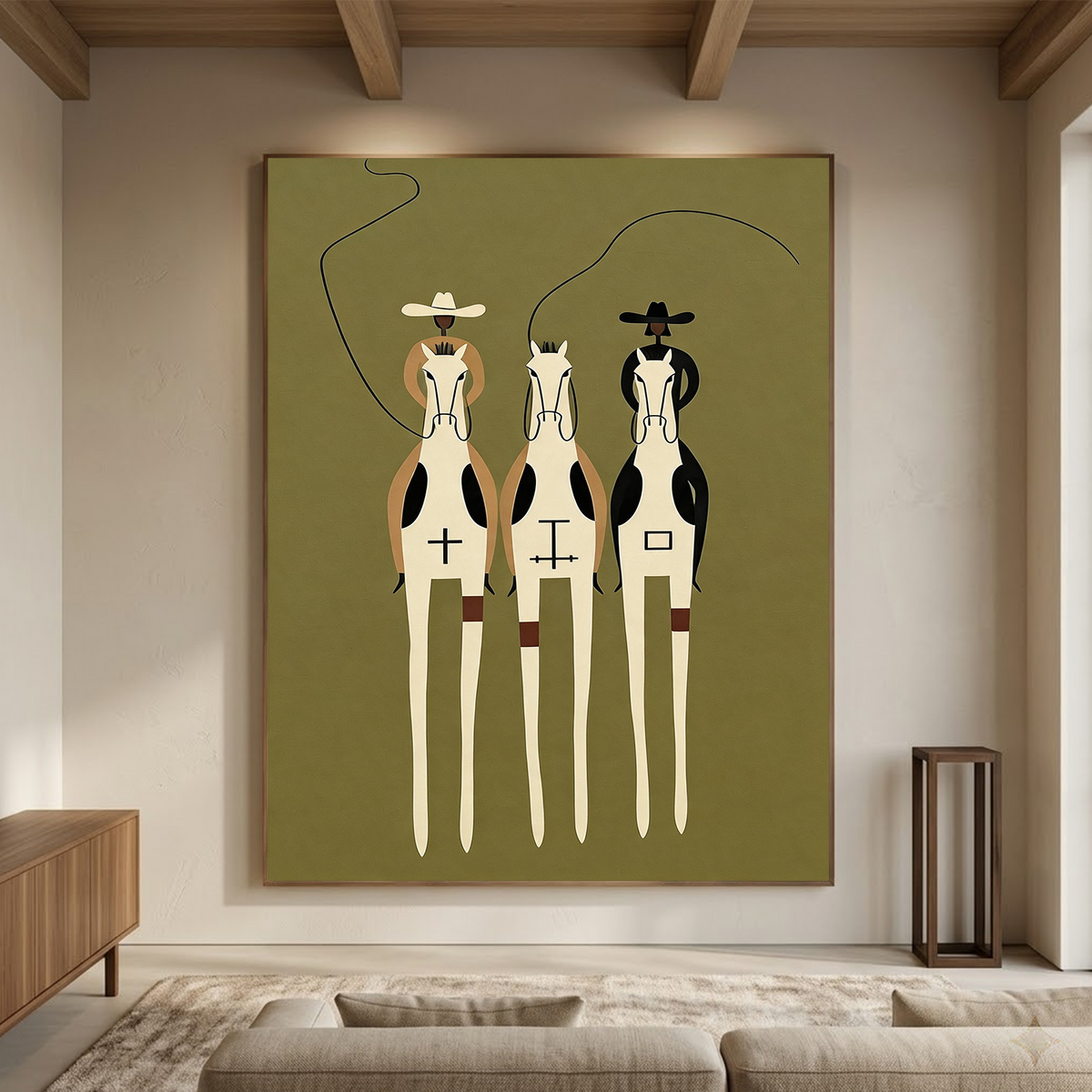 Western Cowboy Wall Art  #AC 159