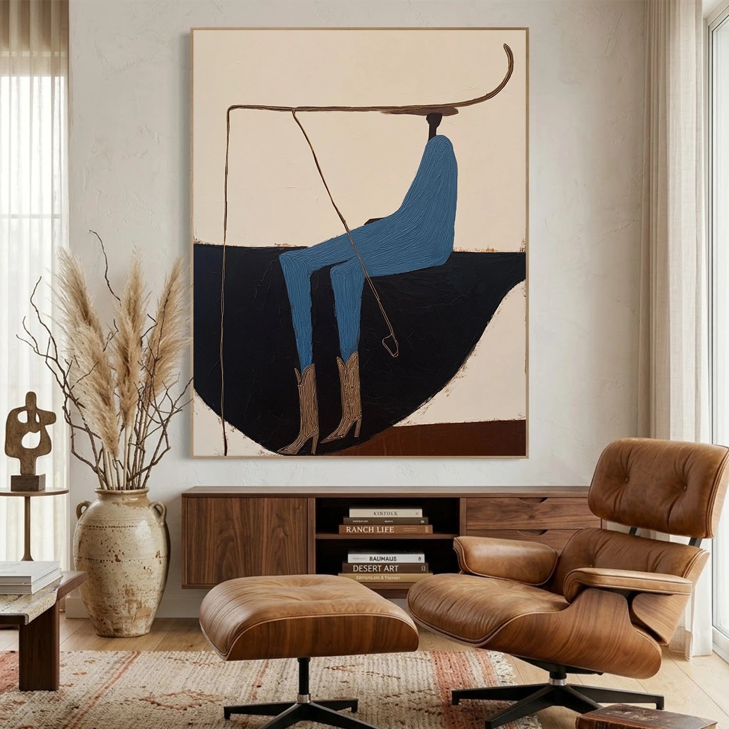 Western Cowboy Wall Art #AC068