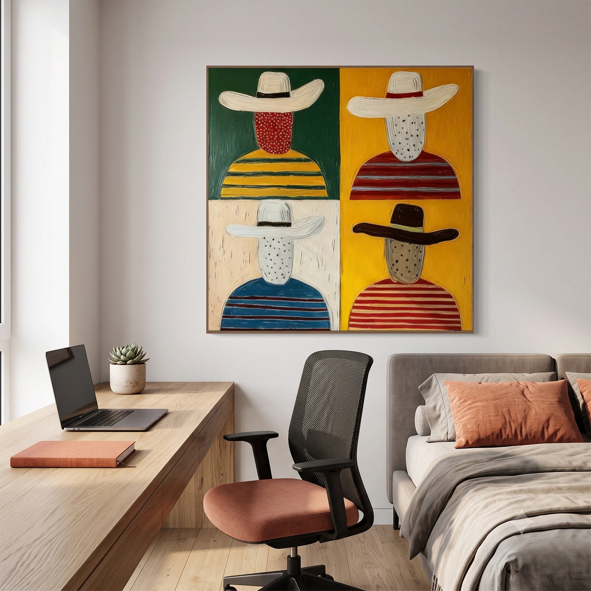 Abstract Portrait Wall Art #LA042
