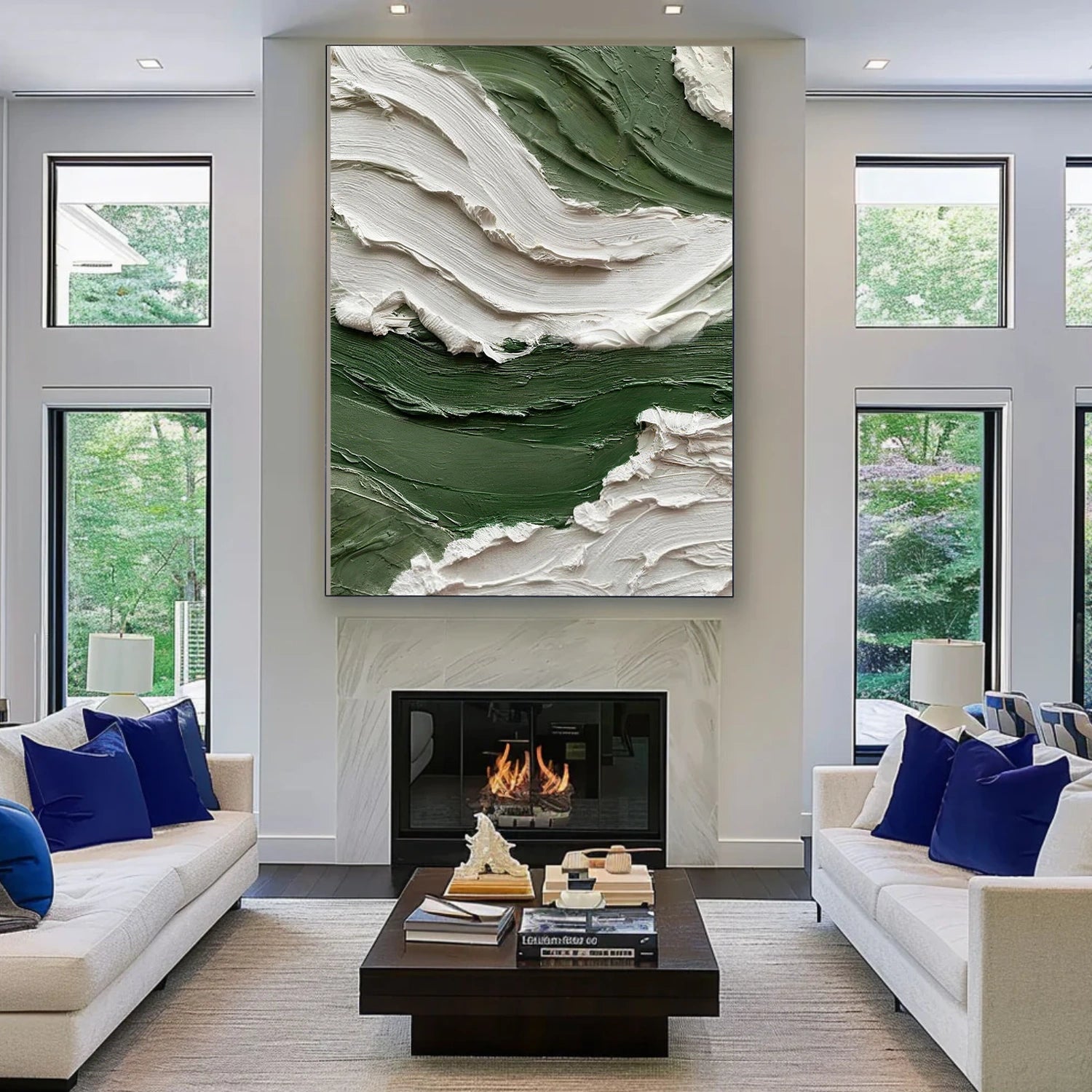 Abstract Textured Wall Art #AW028