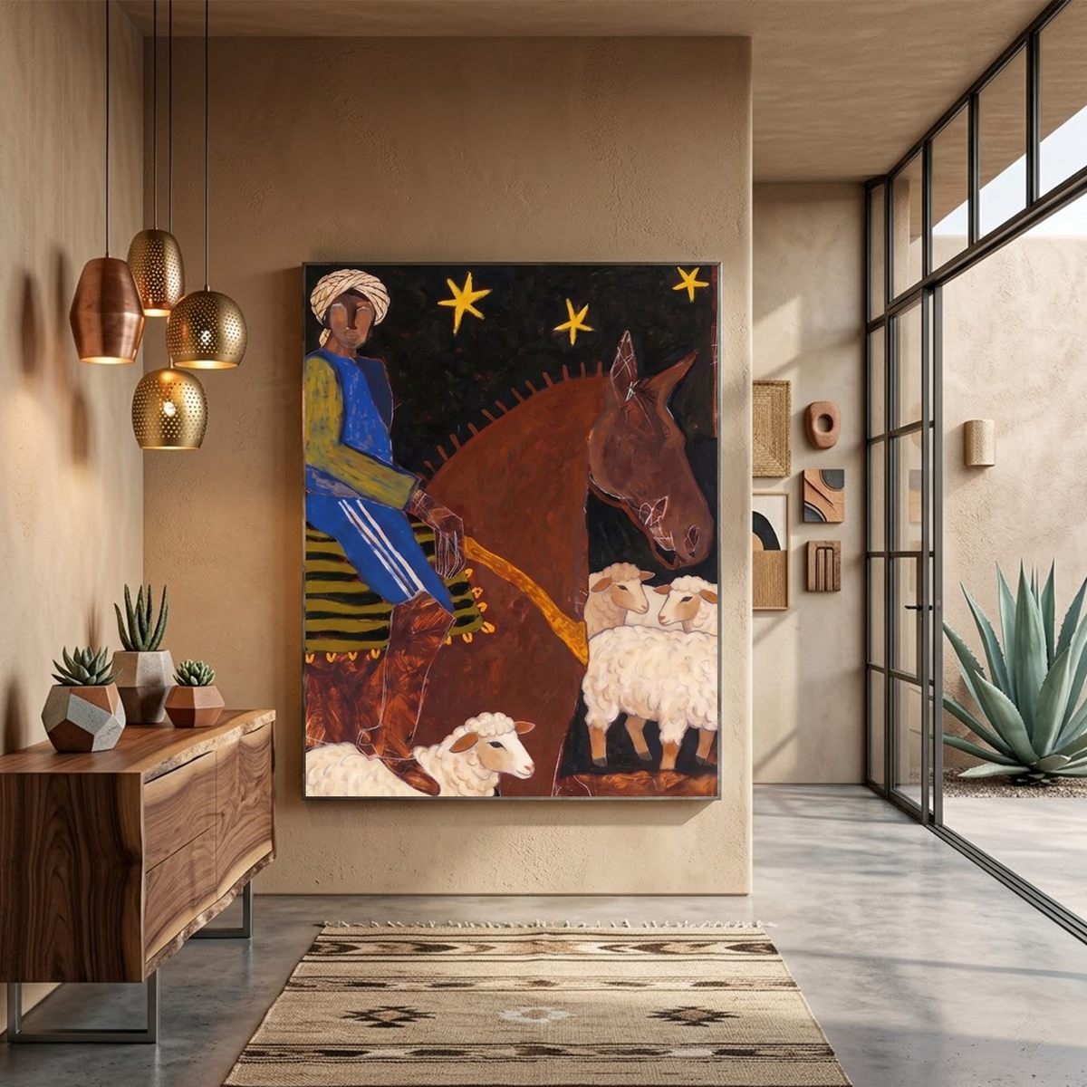 Western Cowboy Wall Art # AC130