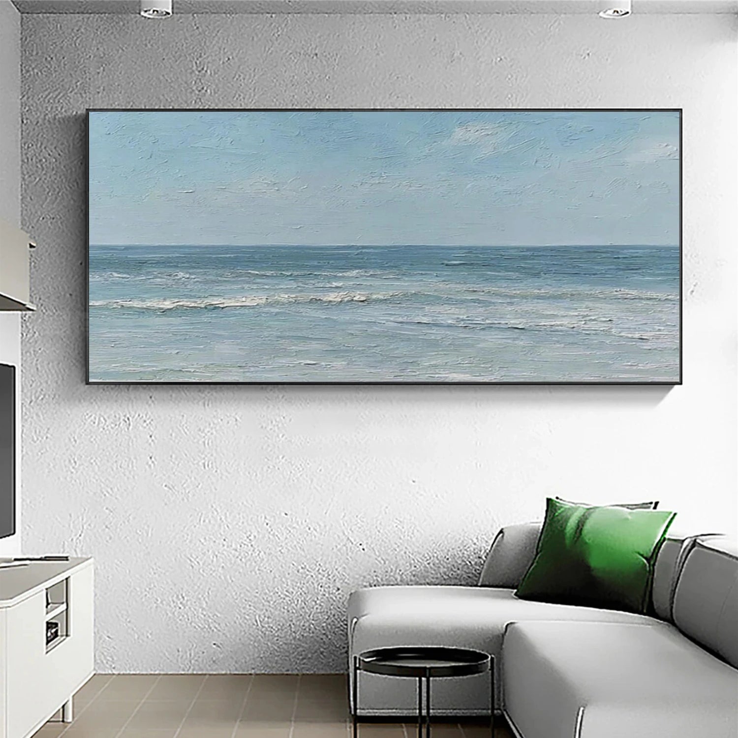 Abstract Ocean And Sky Wall Art #OS047
