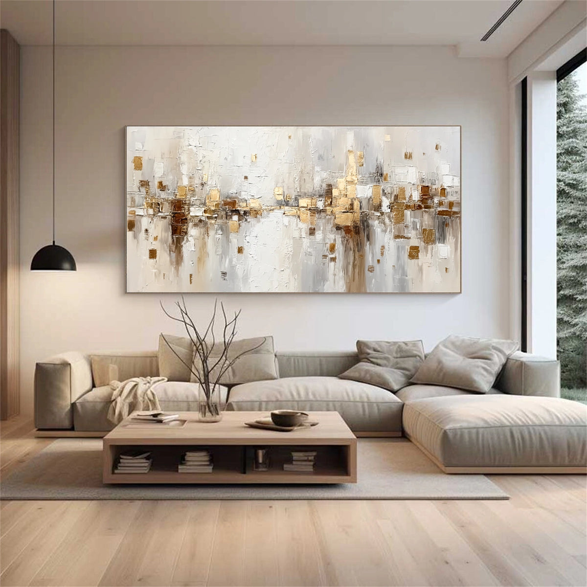 Abstract Textured Wall Art #AW014