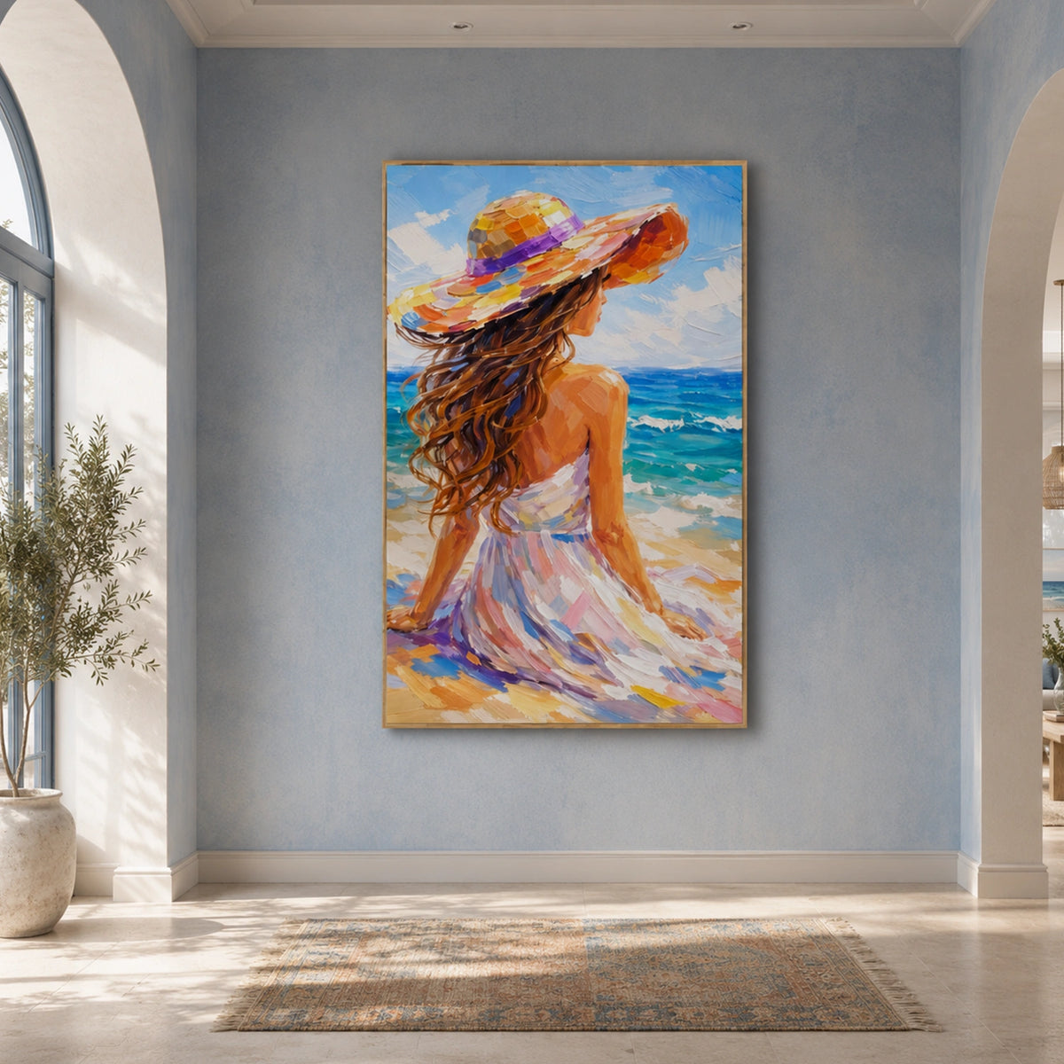 Abstract Portrait Wall Art #LA039